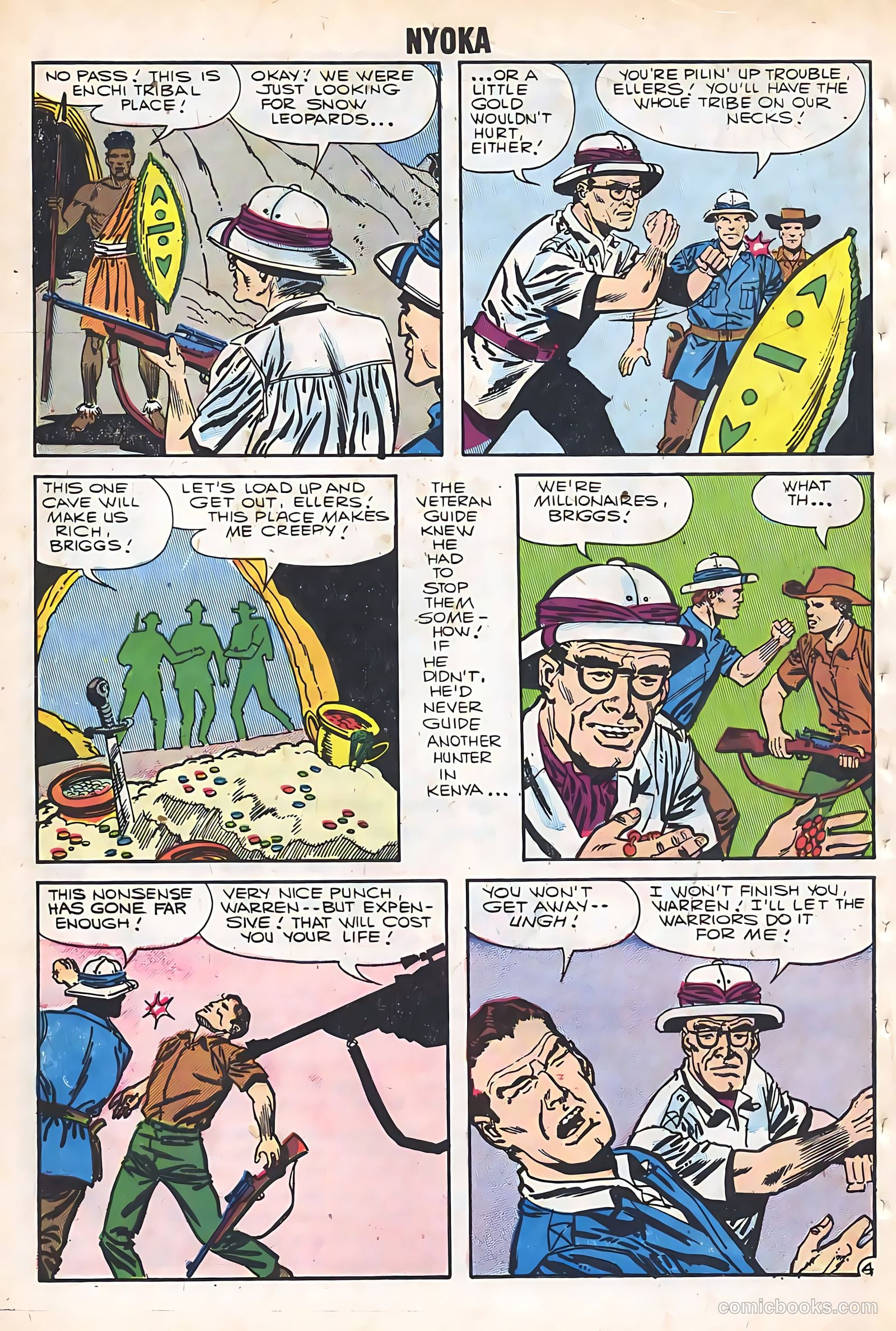 Nyoka the Jungle Girl #19 (1957, Charlton) — page 32 of 36