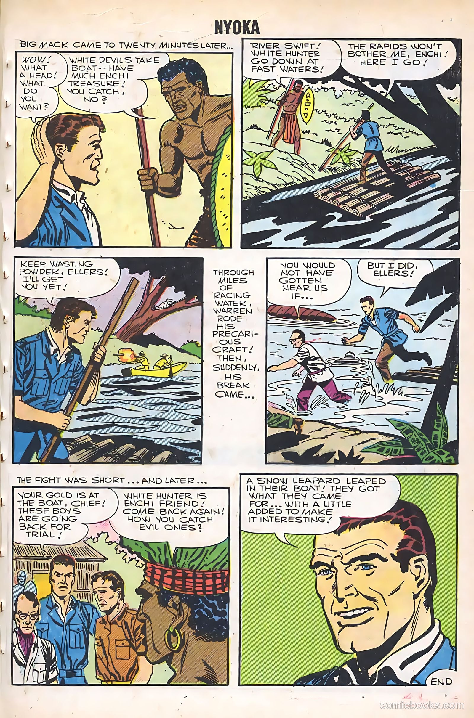 Nyoka the Jungle Girl #19 (1957, Charlton) — page 33 of 36