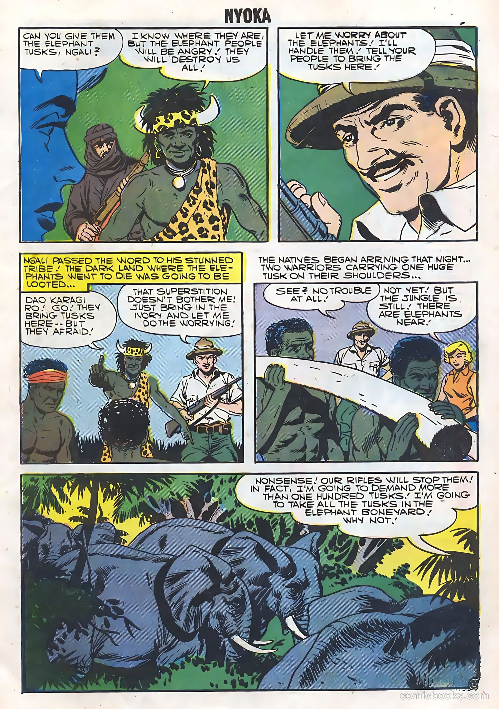 Nyoka the Jungle Girl #21 (1957) — page 5 of 36