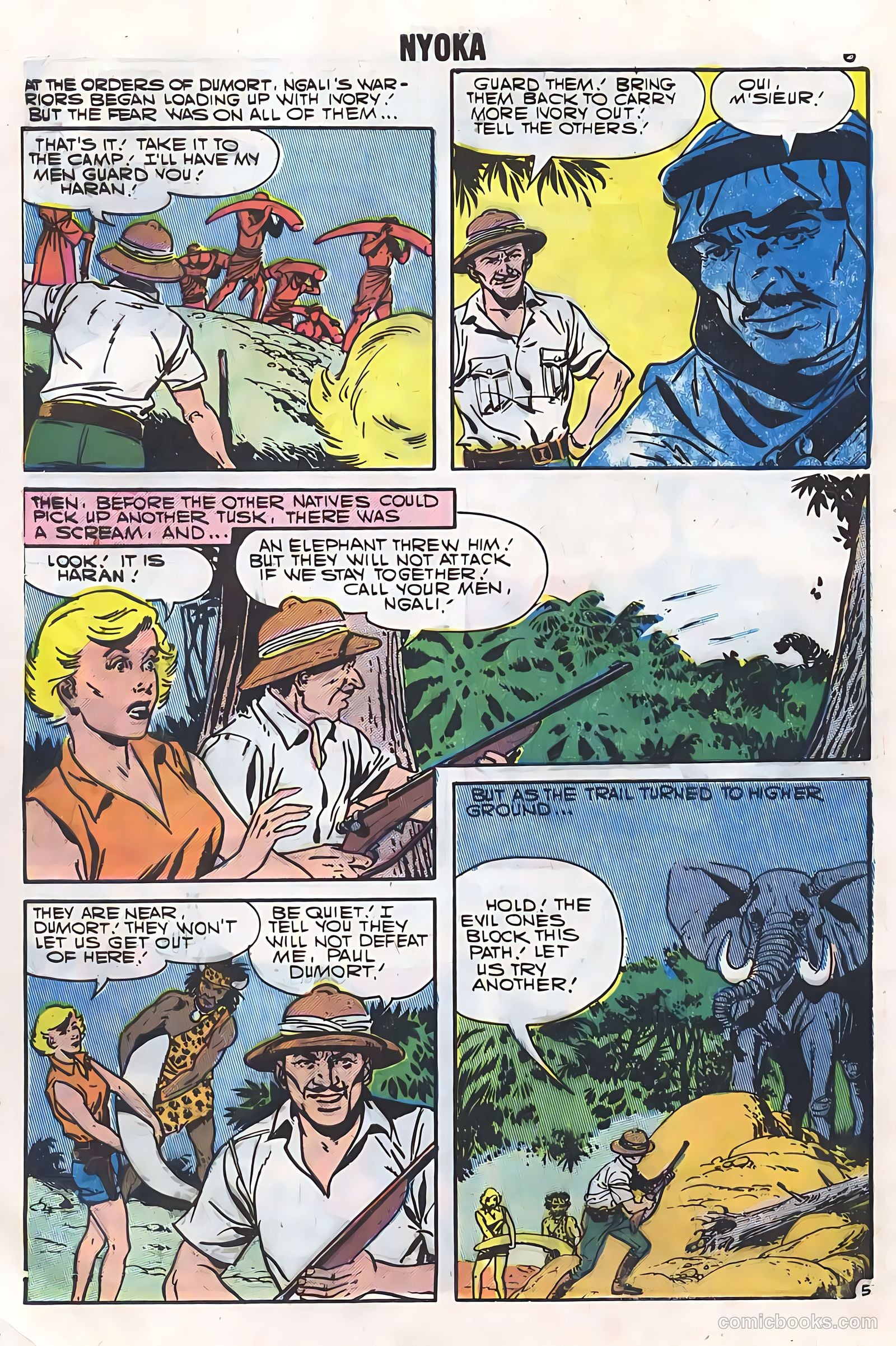 Nyoka the Jungle Girl #21 (1957) — page 8 of 36