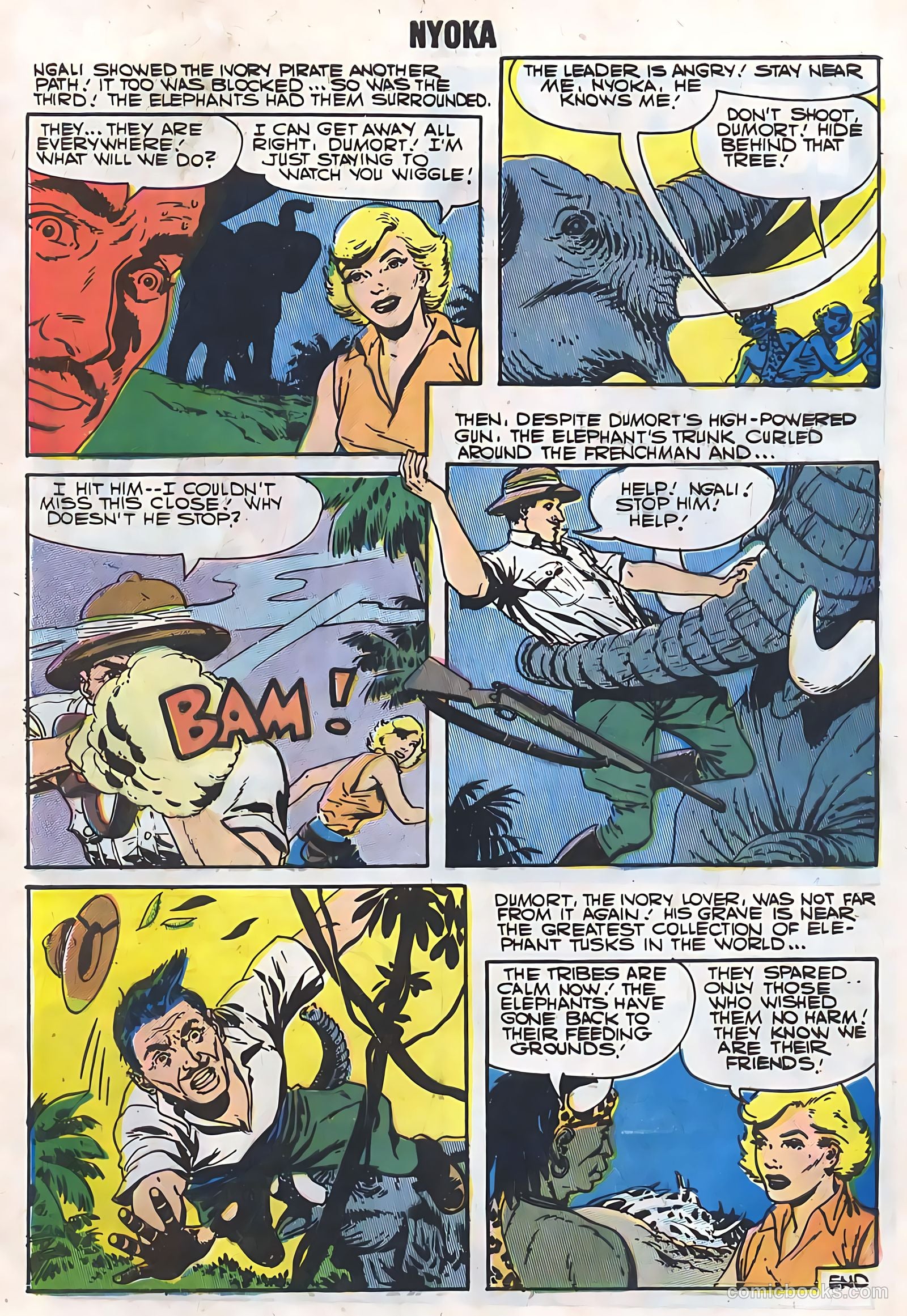 Nyoka the Jungle Girl #21 (1957) — page 9 of 36