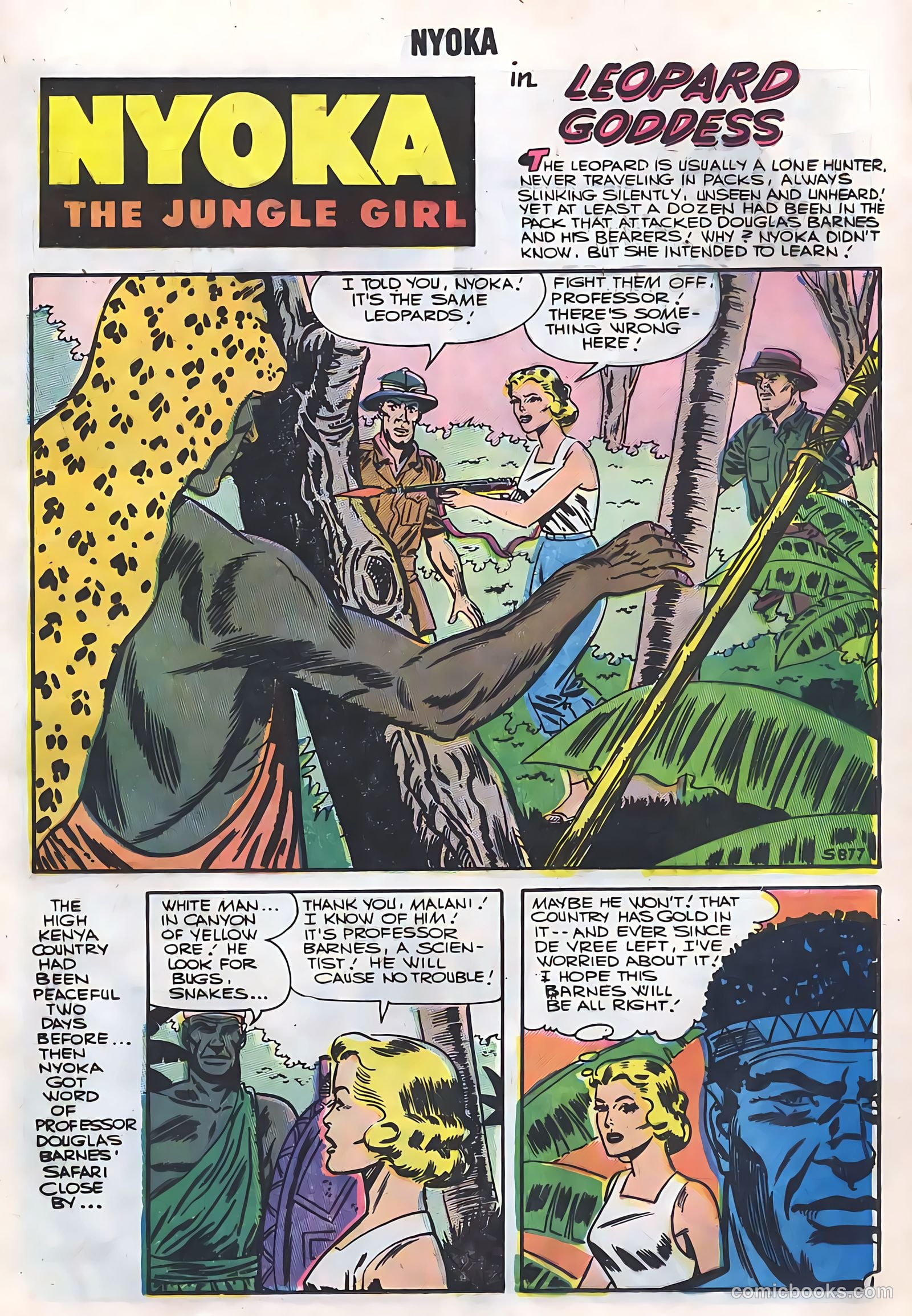 Nyoka the Jungle Girl #21 (1957) — page 13 of 36