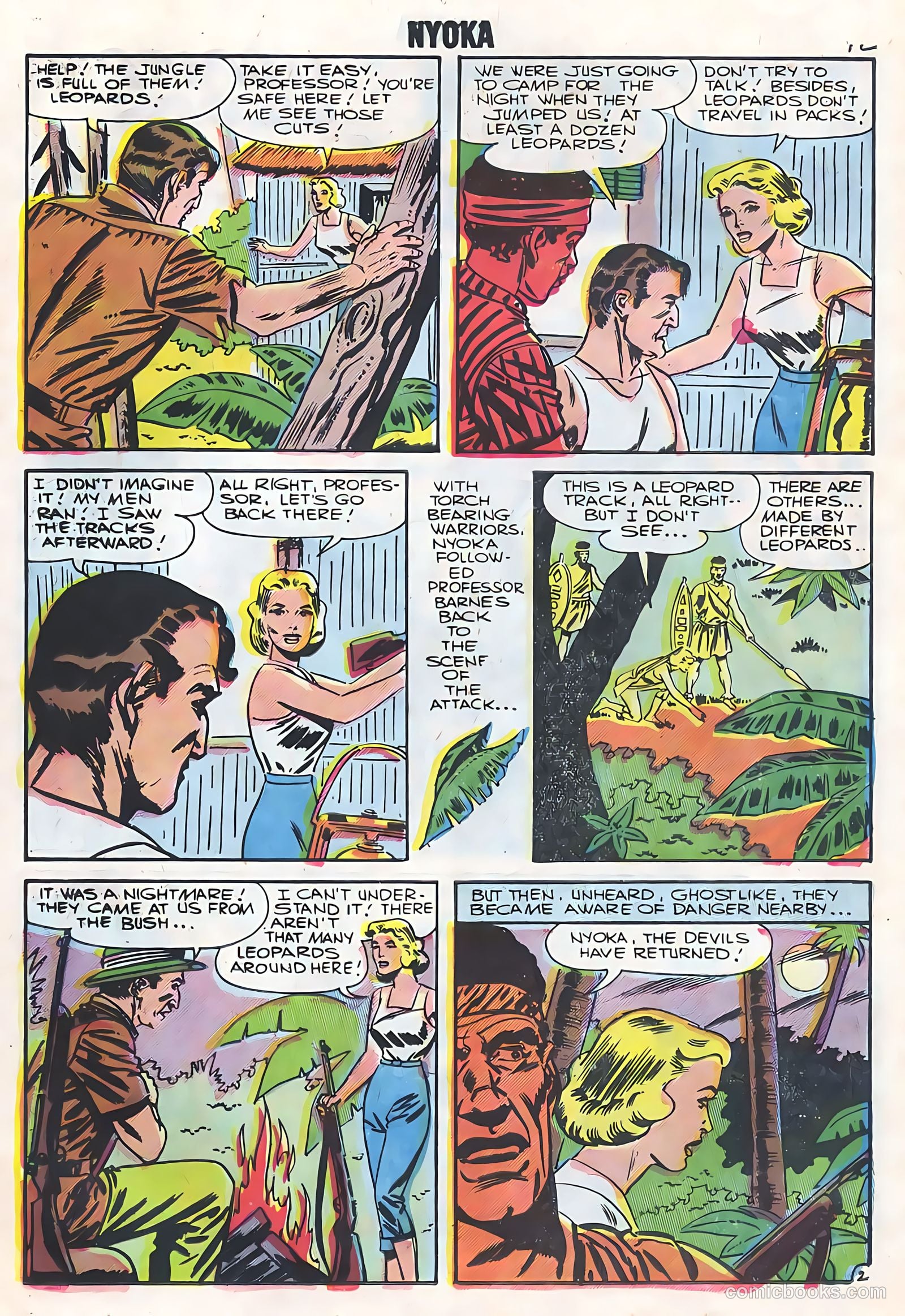 Nyoka the Jungle Girl #21 (1957) — page 14 of 36