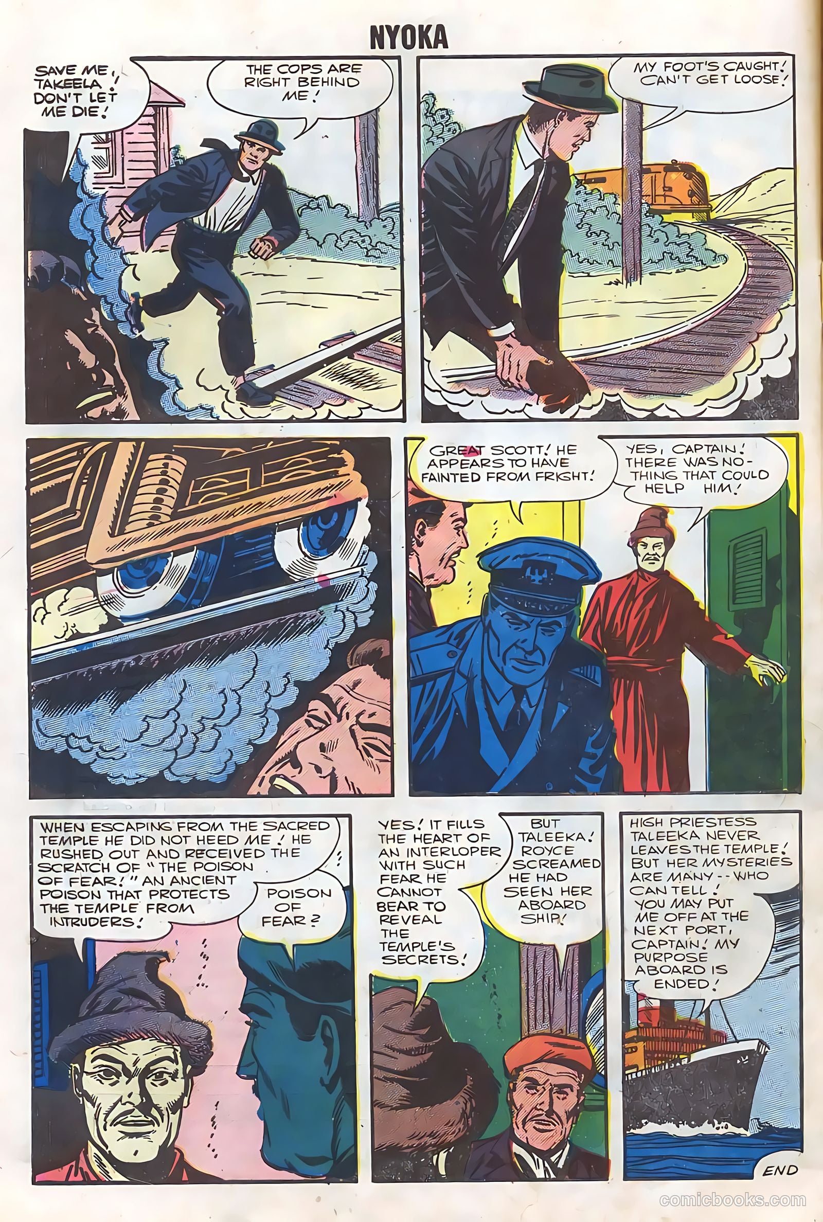 Nyoka the Jungle Girl #21 (1957) — page 32 of 36