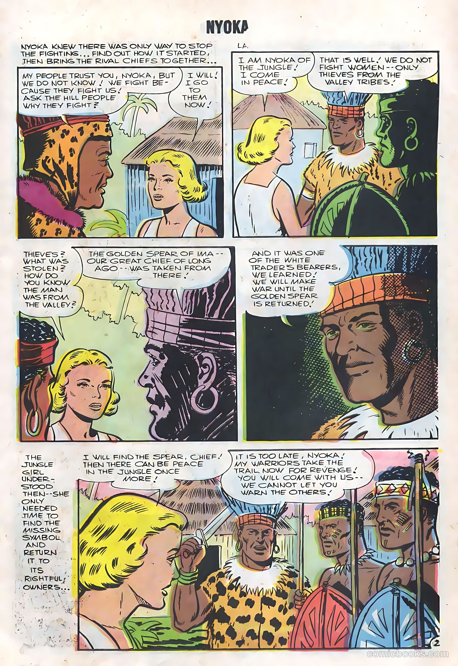 Nyoka the Jungle Girl #21 (1948) — page 11 of 36