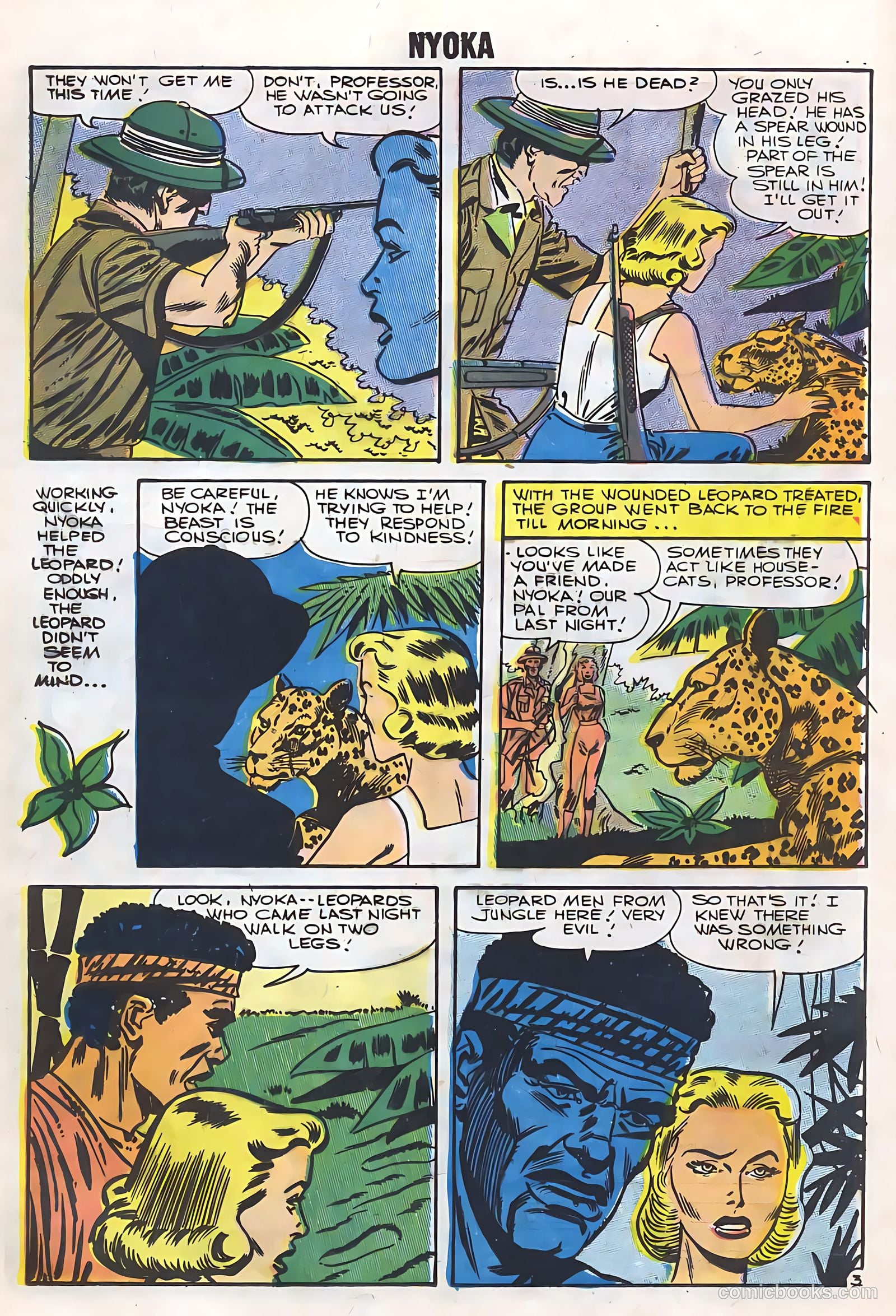 Nyoka the Jungle Girl #21 (1948) — page 16 of 36