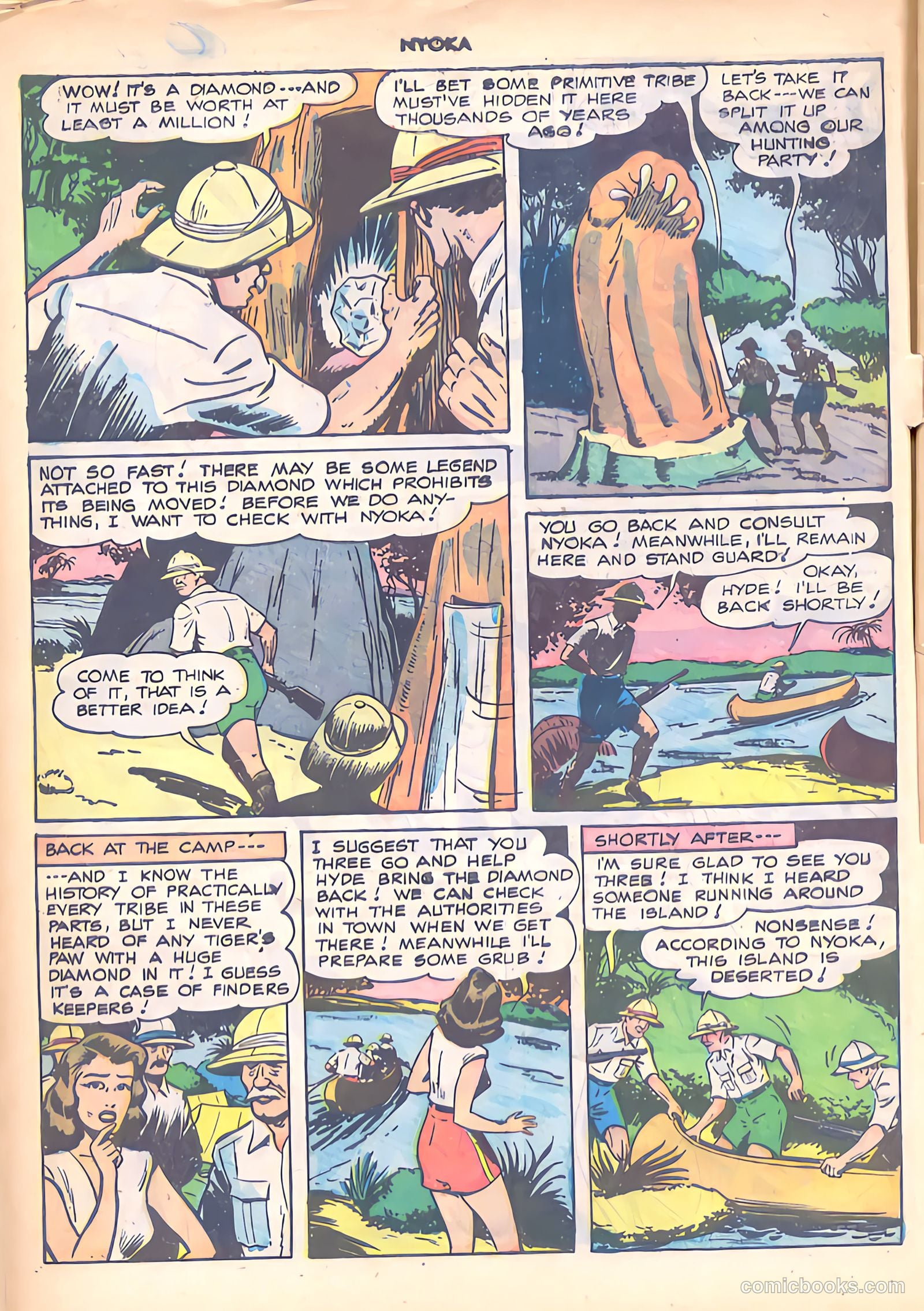 Nyoka the Jungle Girl #26 (1948) — page 6 of 50