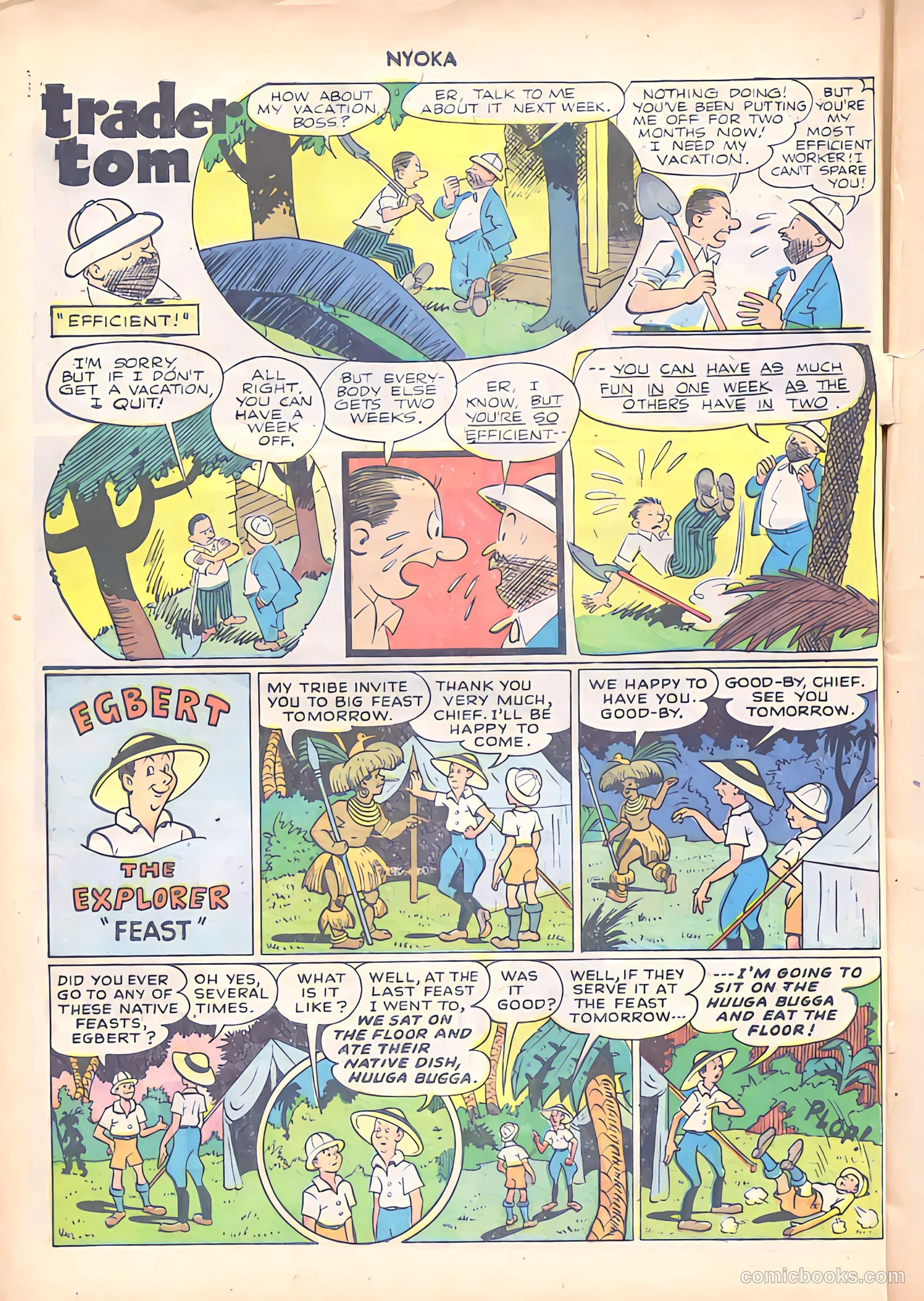 Nyoka the Jungle Girl #26 (1948) — page 10 of 50