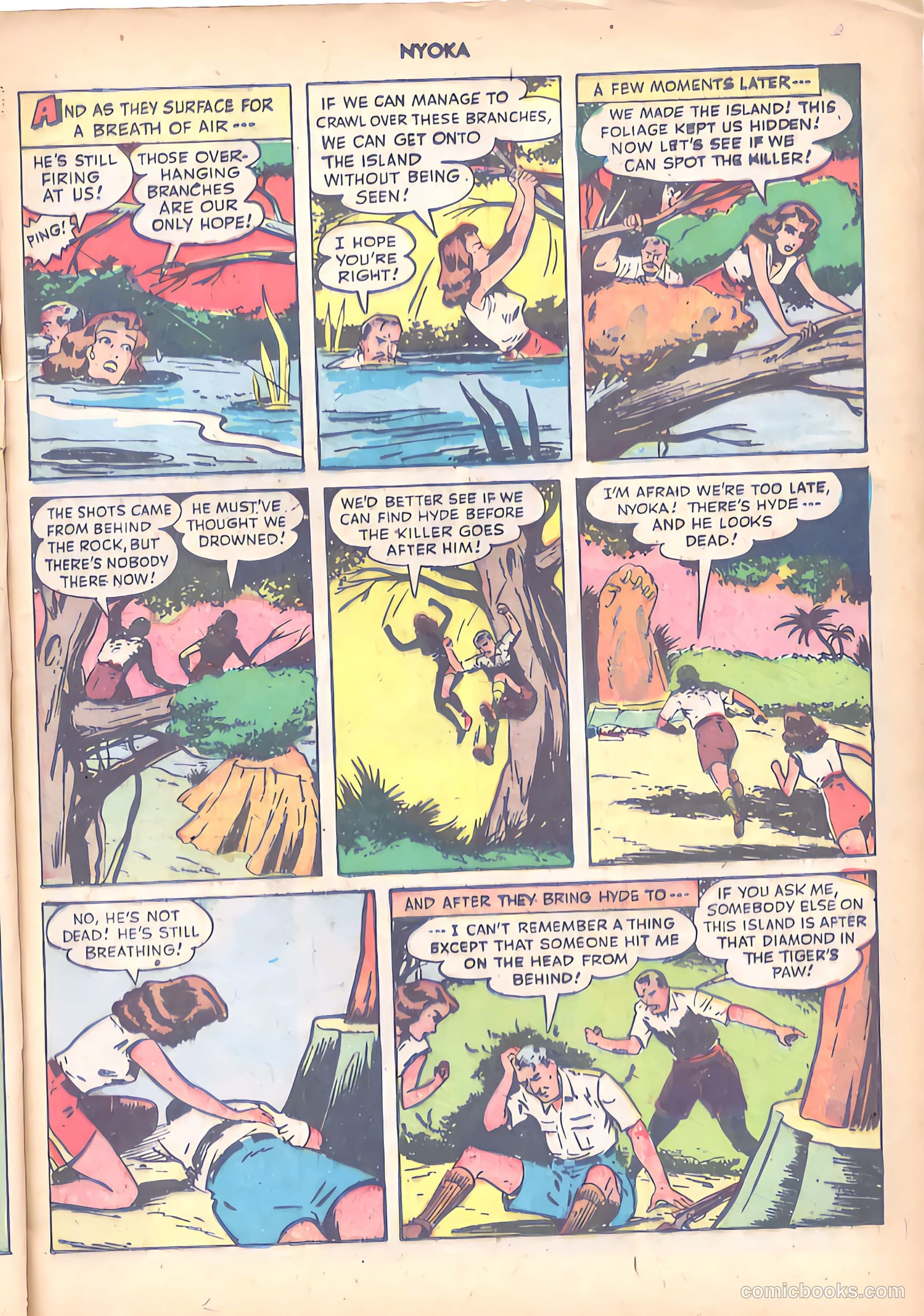 Nyoka the Jungle Girl #26 (1948) — page 13 of 50