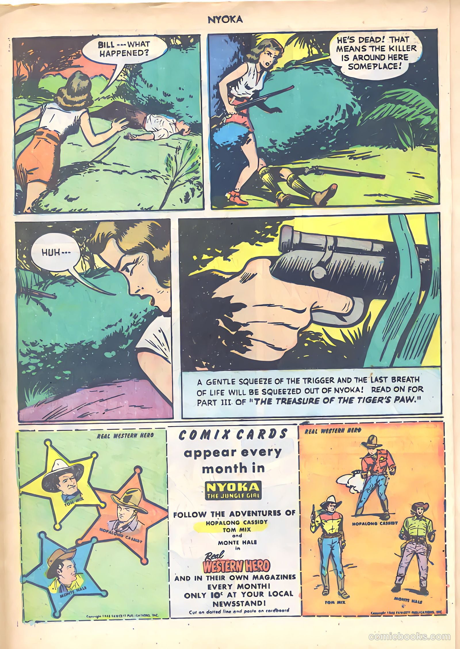 Nyoka the Jungle Girl #26 (1948) — page 16 of 50