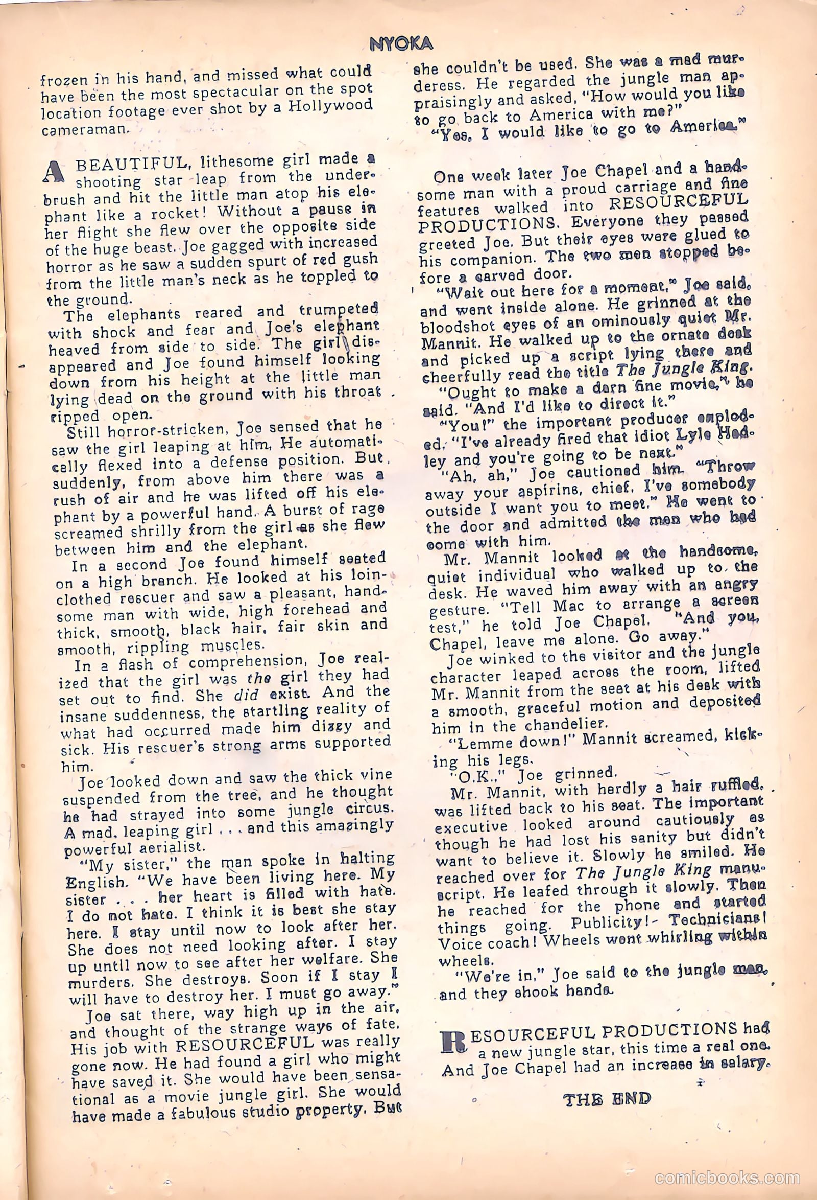 Nyoka the Jungle Girl #26 (1948) — page 19 of 50
