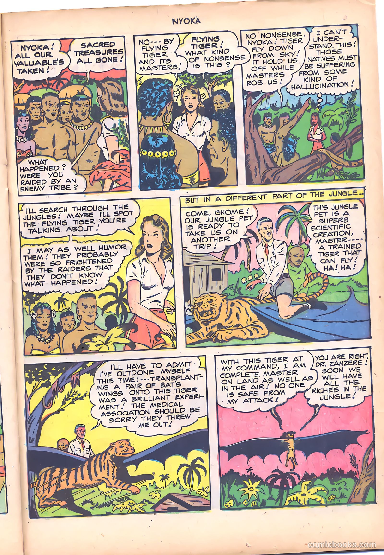 Nyoka the Jungle Girl #26 (1948) — page 33 of 50
