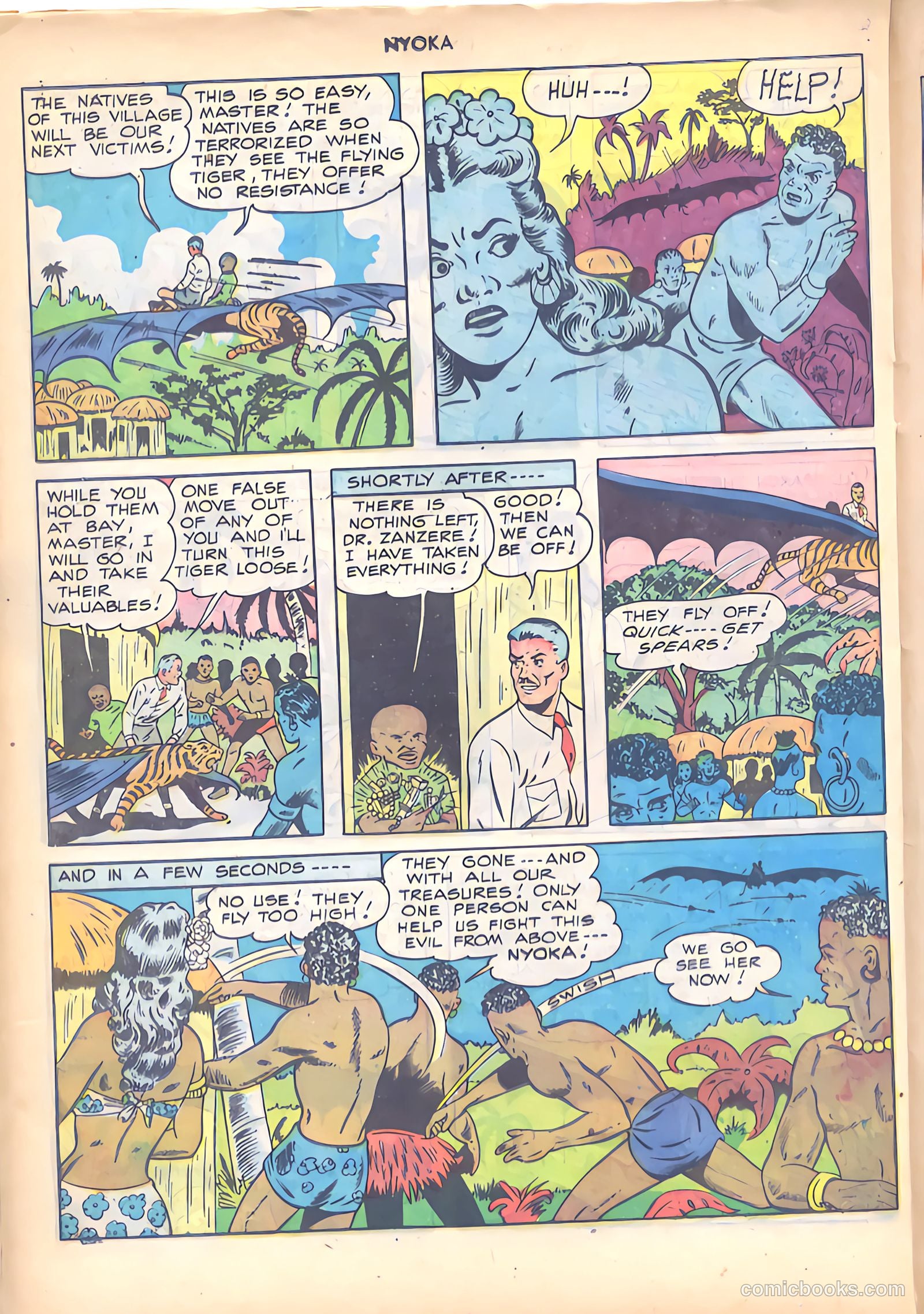 Nyoka the Jungle Girl #26 (1948) — page 34 of 50