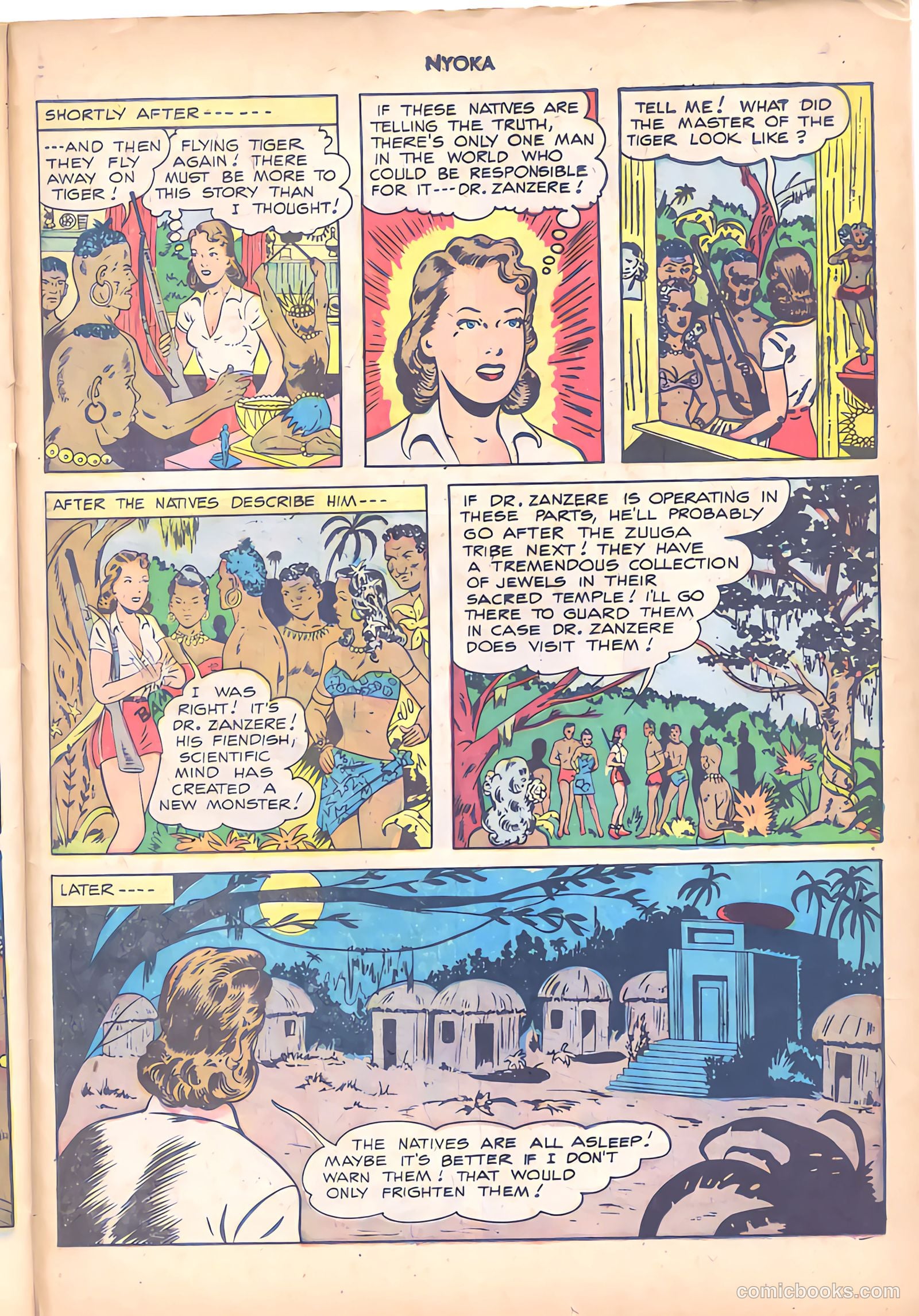 Nyoka the Jungle Girl #26 (1948) — page 35 of 50