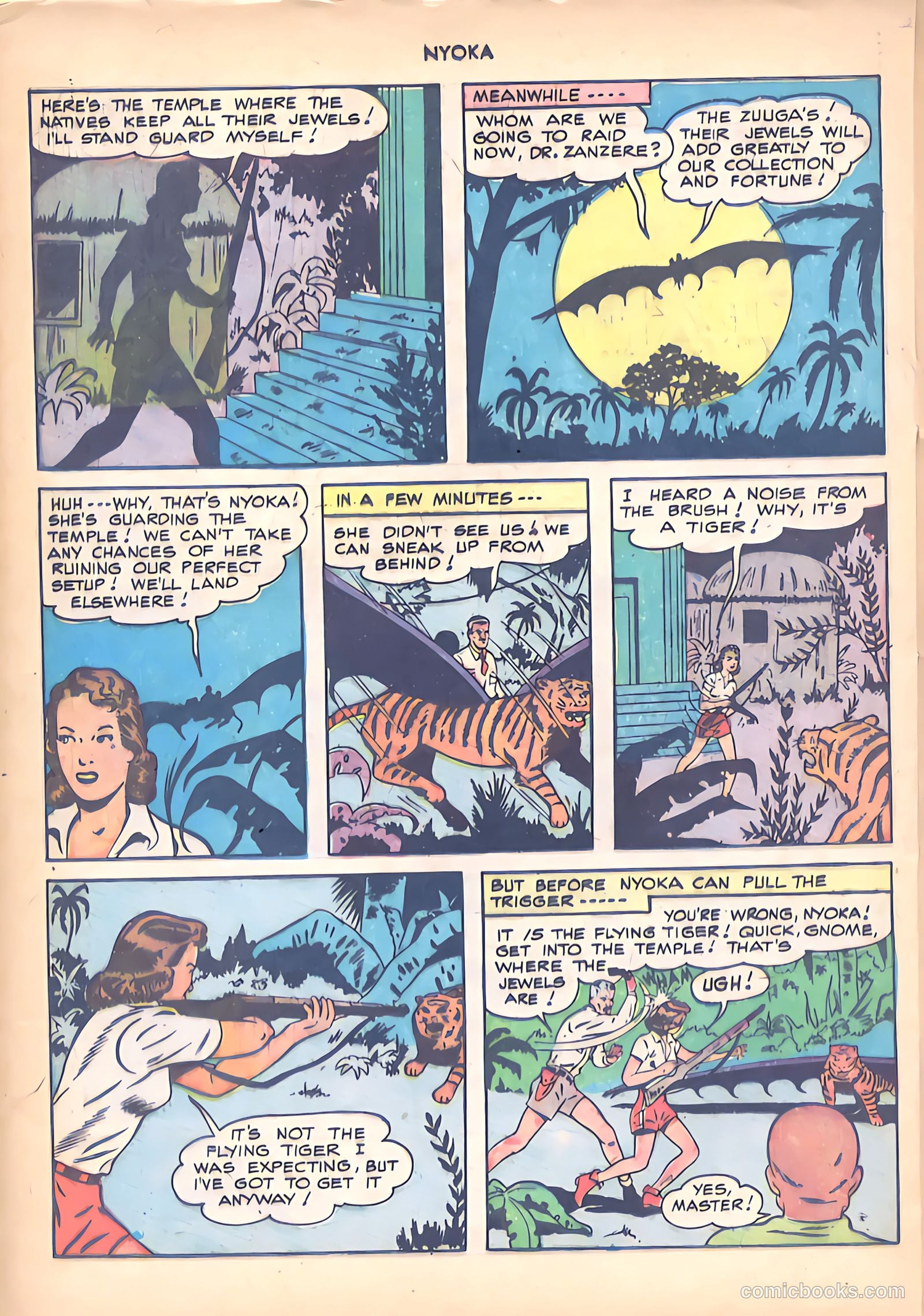 Nyoka the Jungle Girl #26 (1948) — page 36 of 50