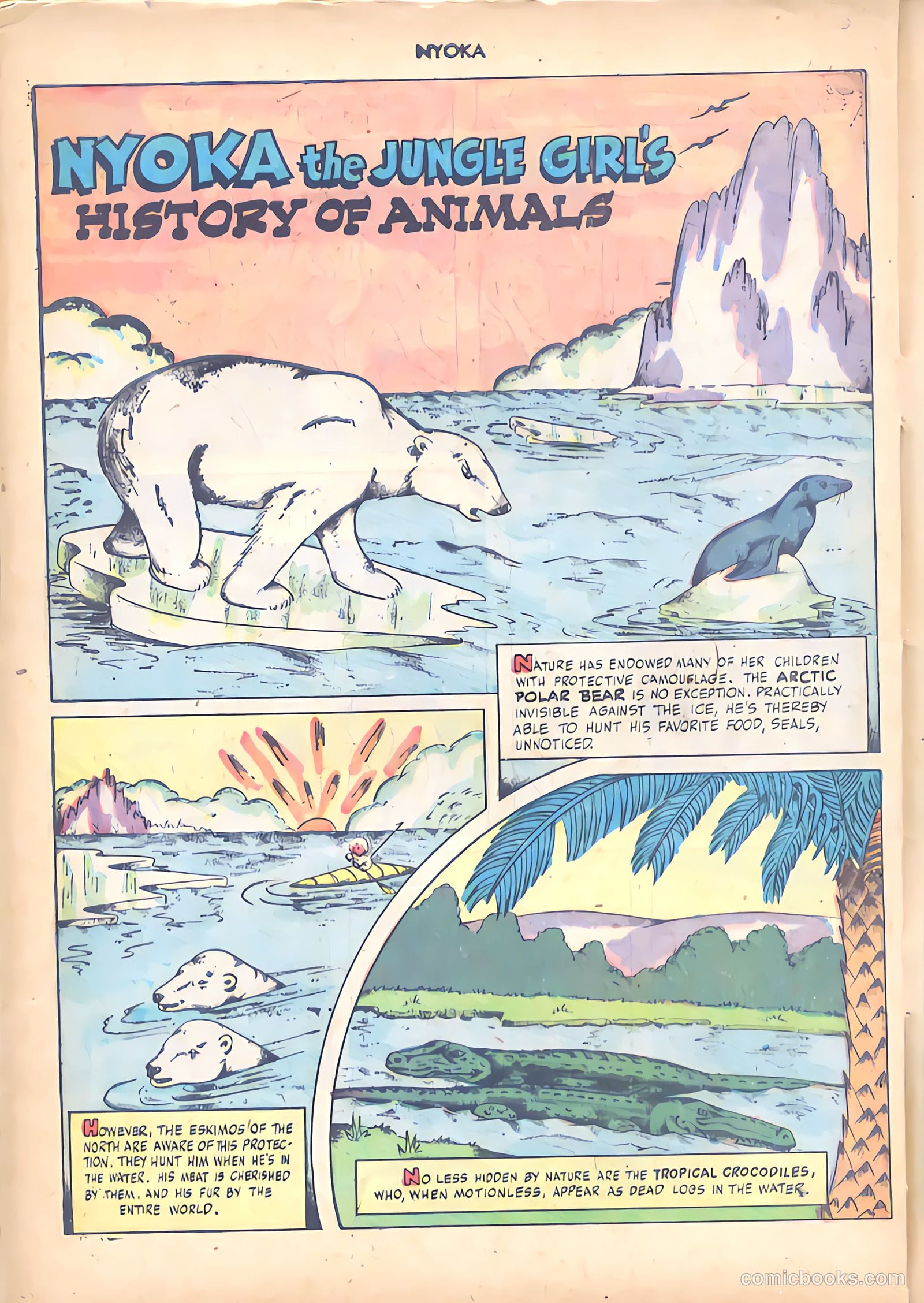Nyoka the Jungle Girl #26 (1948) — page 38 of 50