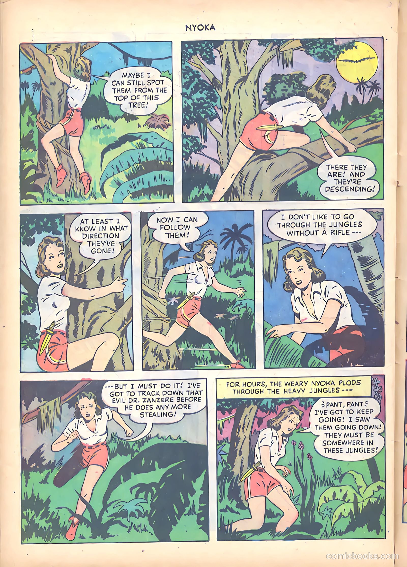 Nyoka the Jungle Girl #26 (1948) — page 42 of 50