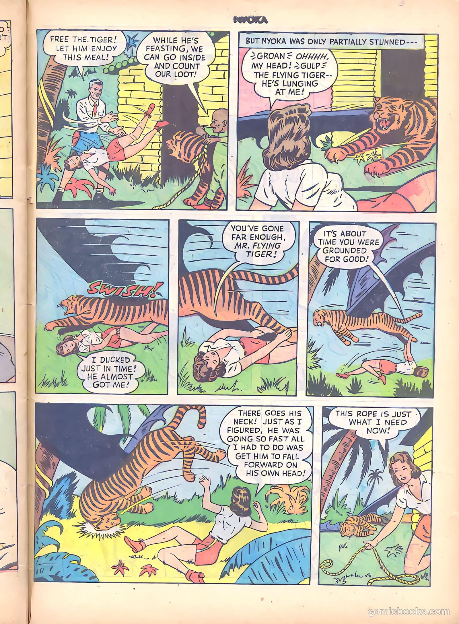 Nyoka the Jungle Girl #26 (1948) — page 45 of 50