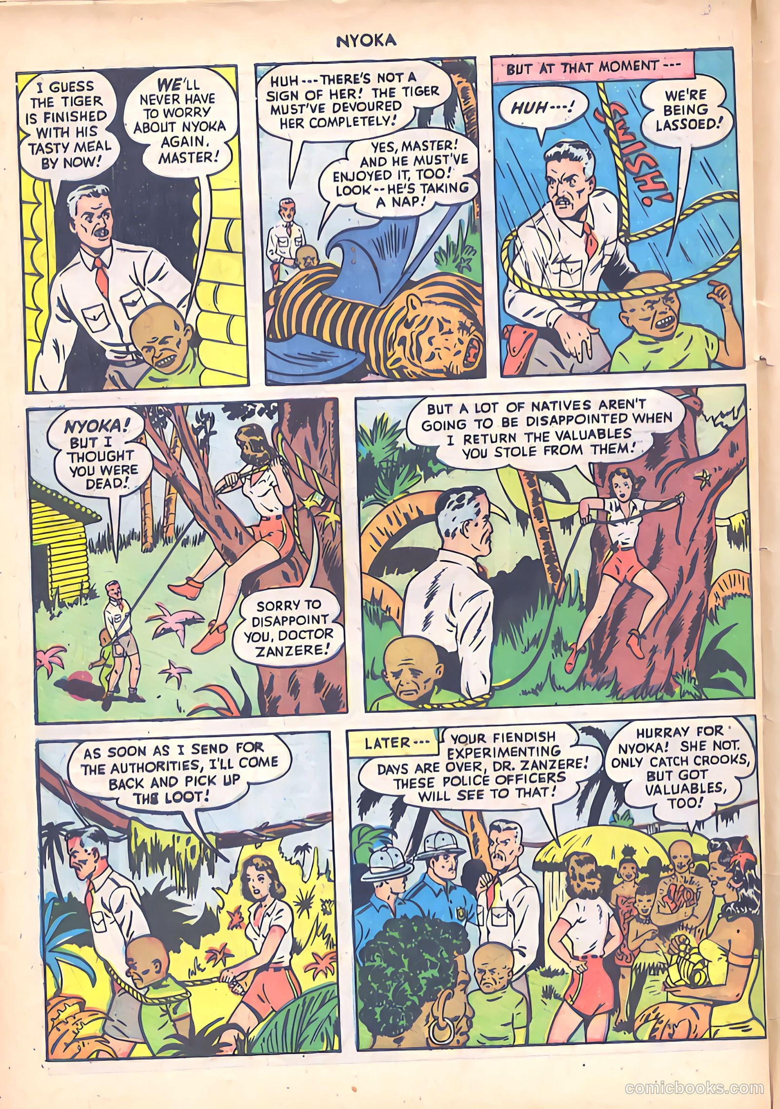 Nyoka the Jungle Girl #26 (1948) — page 46 of 50