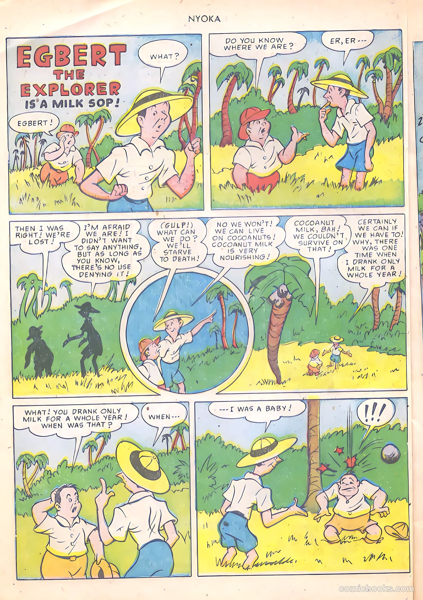 Nyoka the Jungle Girl #56 (1951, Fawcett) — page 10 of 52