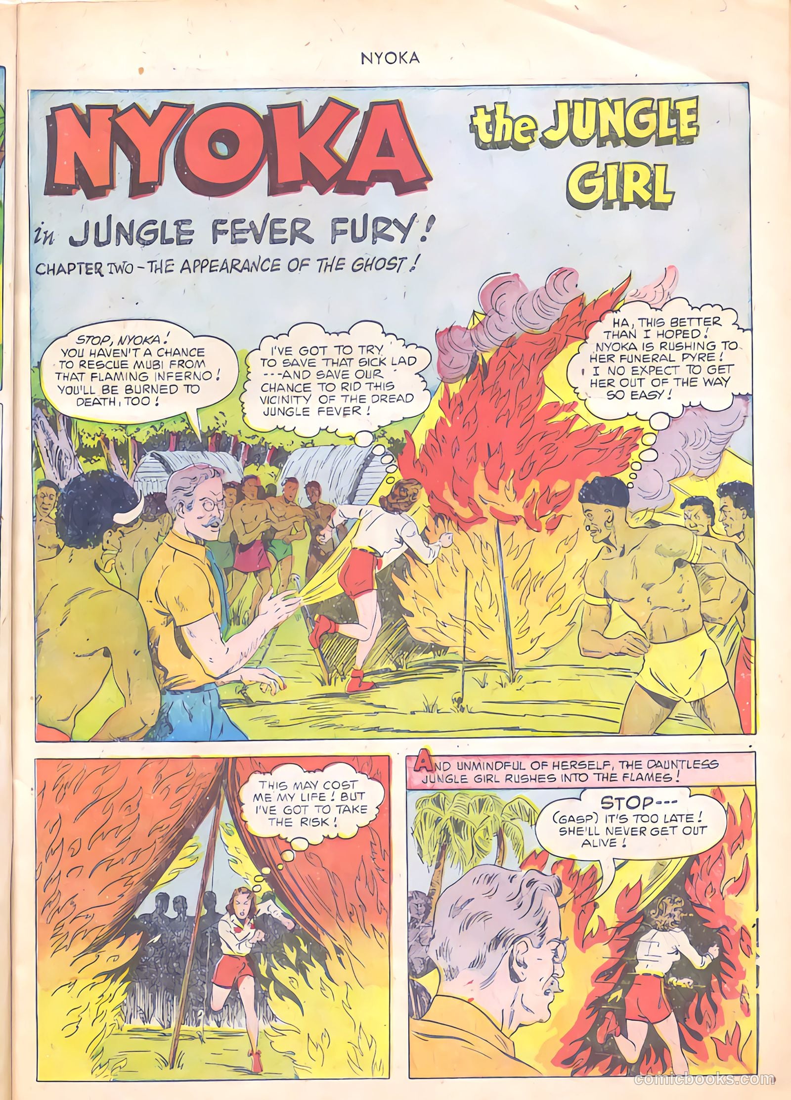 Nyoka the Jungle Girl #56 (1951, Fawcett) — page 11 of 52