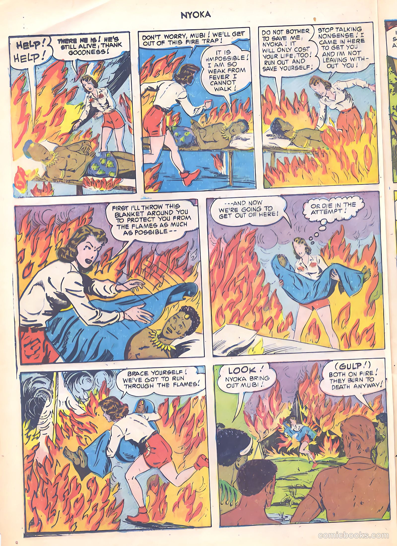 Nyoka the Jungle Girl #56 (1951, Fawcett) — page 12 of 52