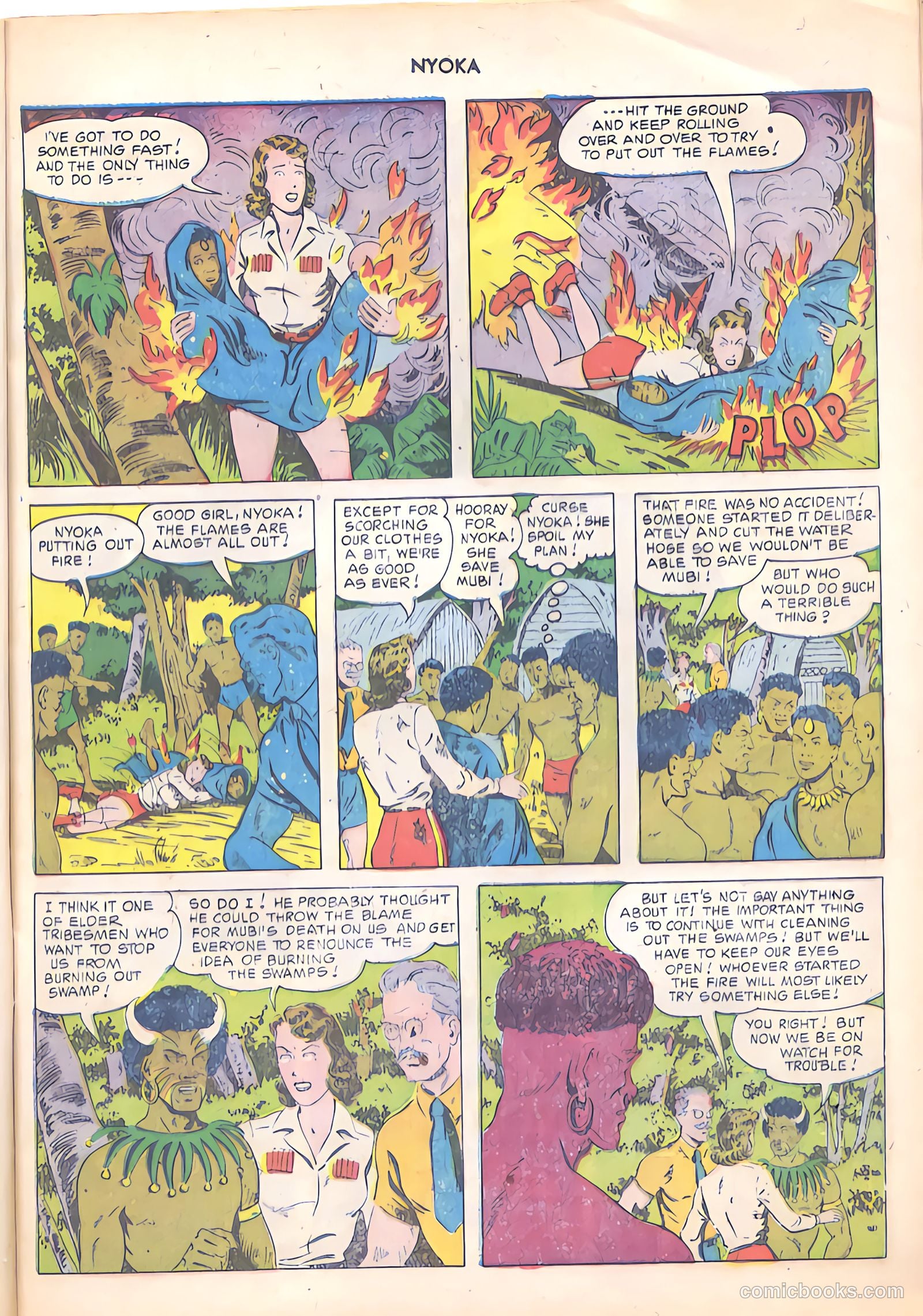 Nyoka the Jungle Girl #56 (1951, Fawcett) — page 13 of 52