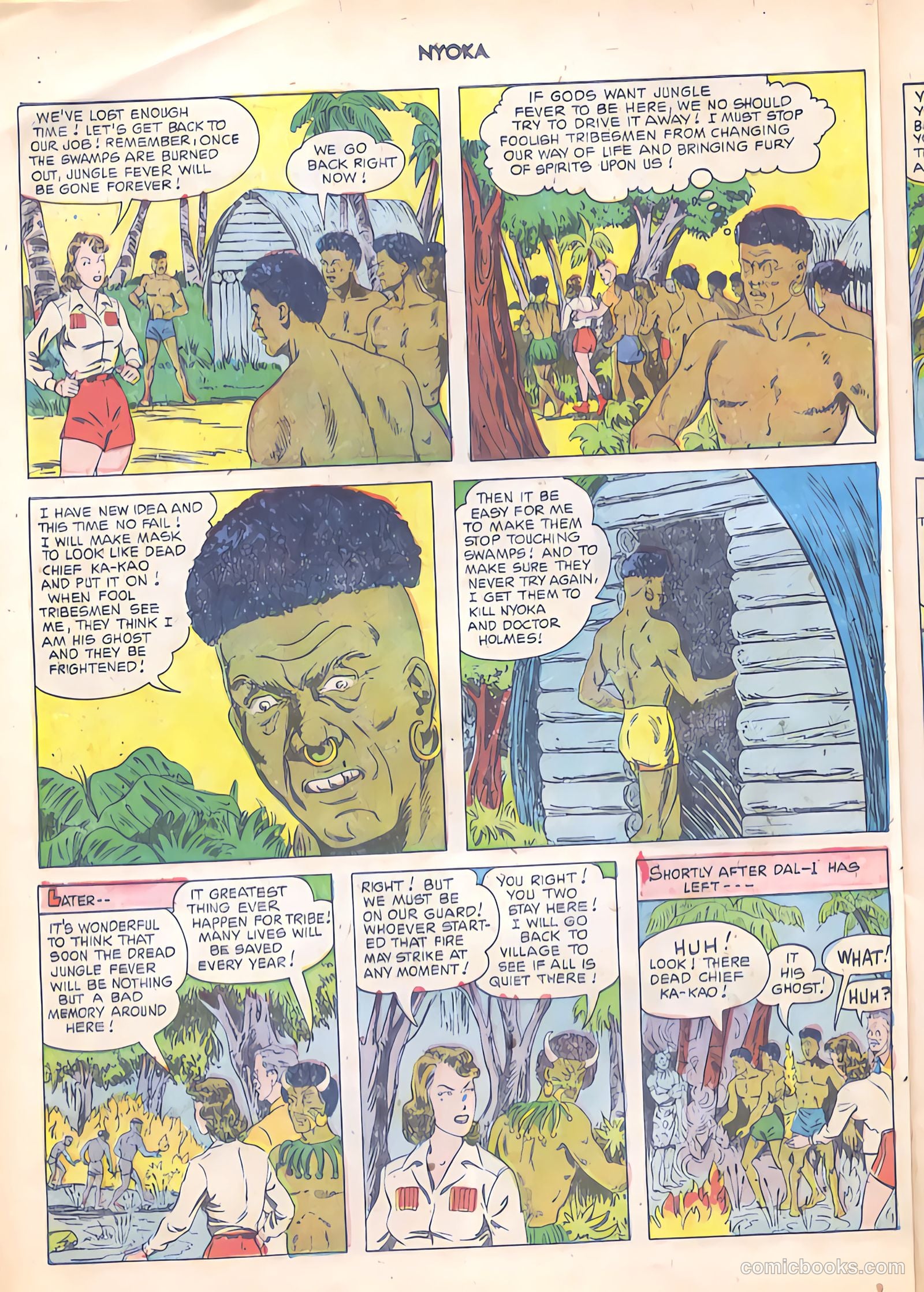 Nyoka the Jungle Girl #56 (1951, Fawcett) — page 14 of 52