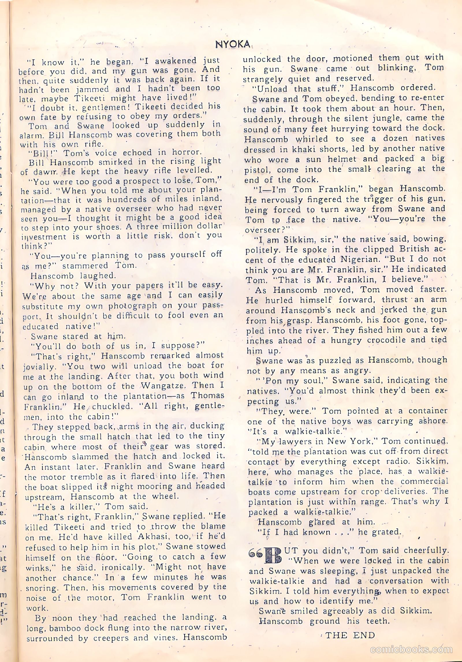 Nyoka the Jungle Girl #56 (1951, Fawcett) — page 17 of 52