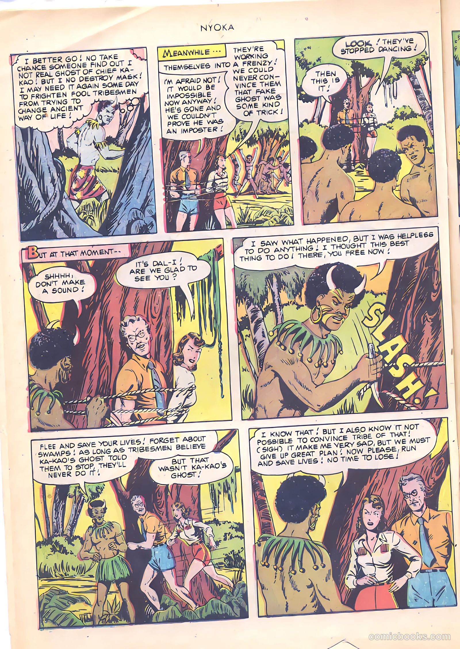 Nyoka the Jungle Girl #56 (1951, Fawcett) — page 20 of 52