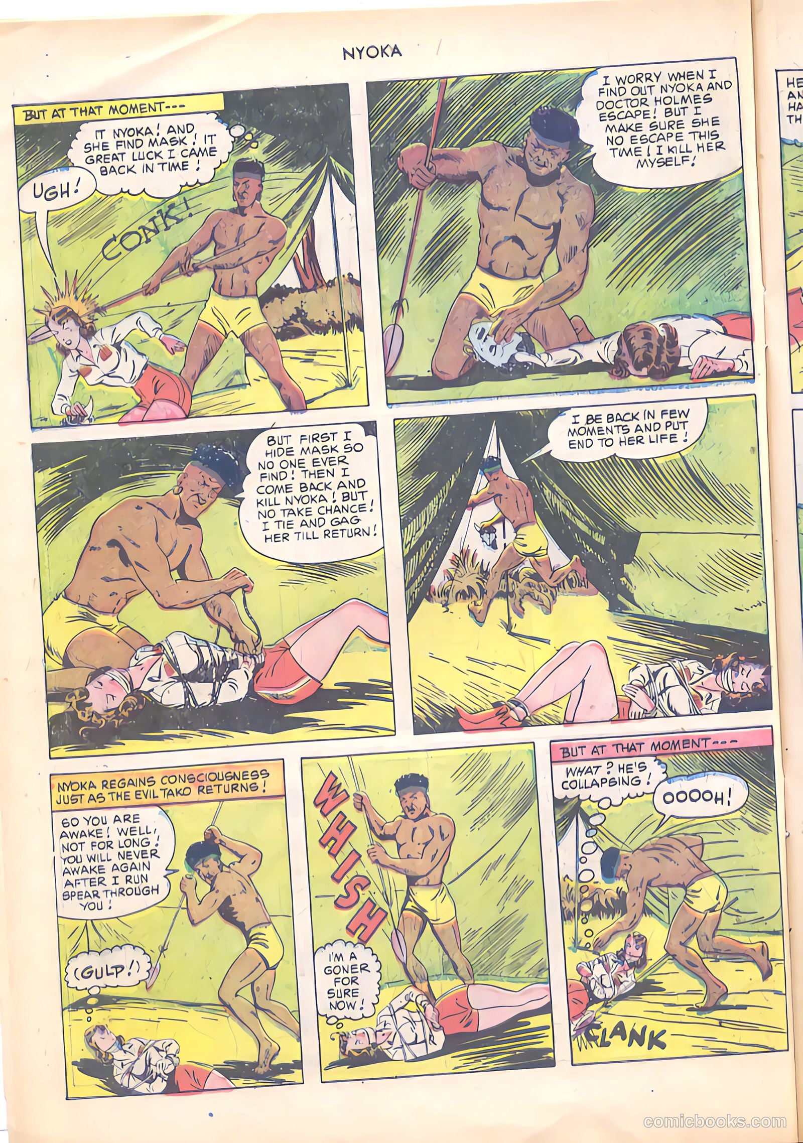 Nyoka the Jungle Girl #56 (1951, Fawcett) — page 22 of 52