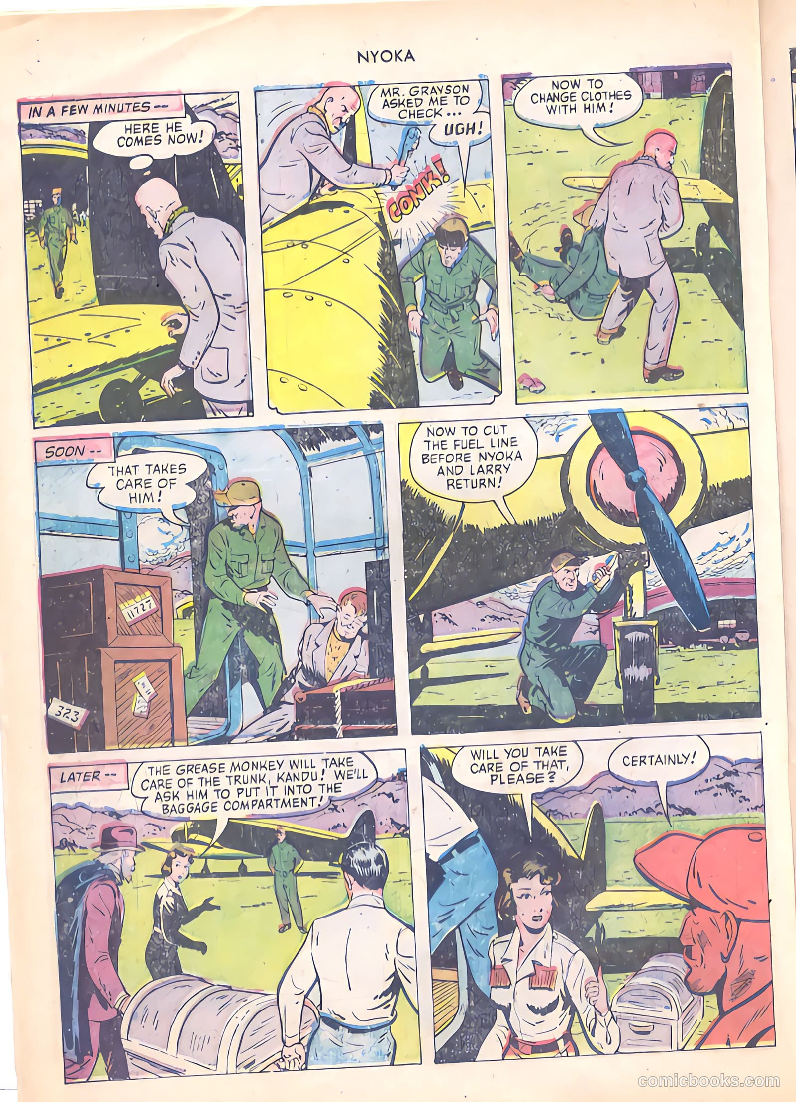 Nyoka the Jungle Girl #56 (1951, Fawcett) — page 30 of 52