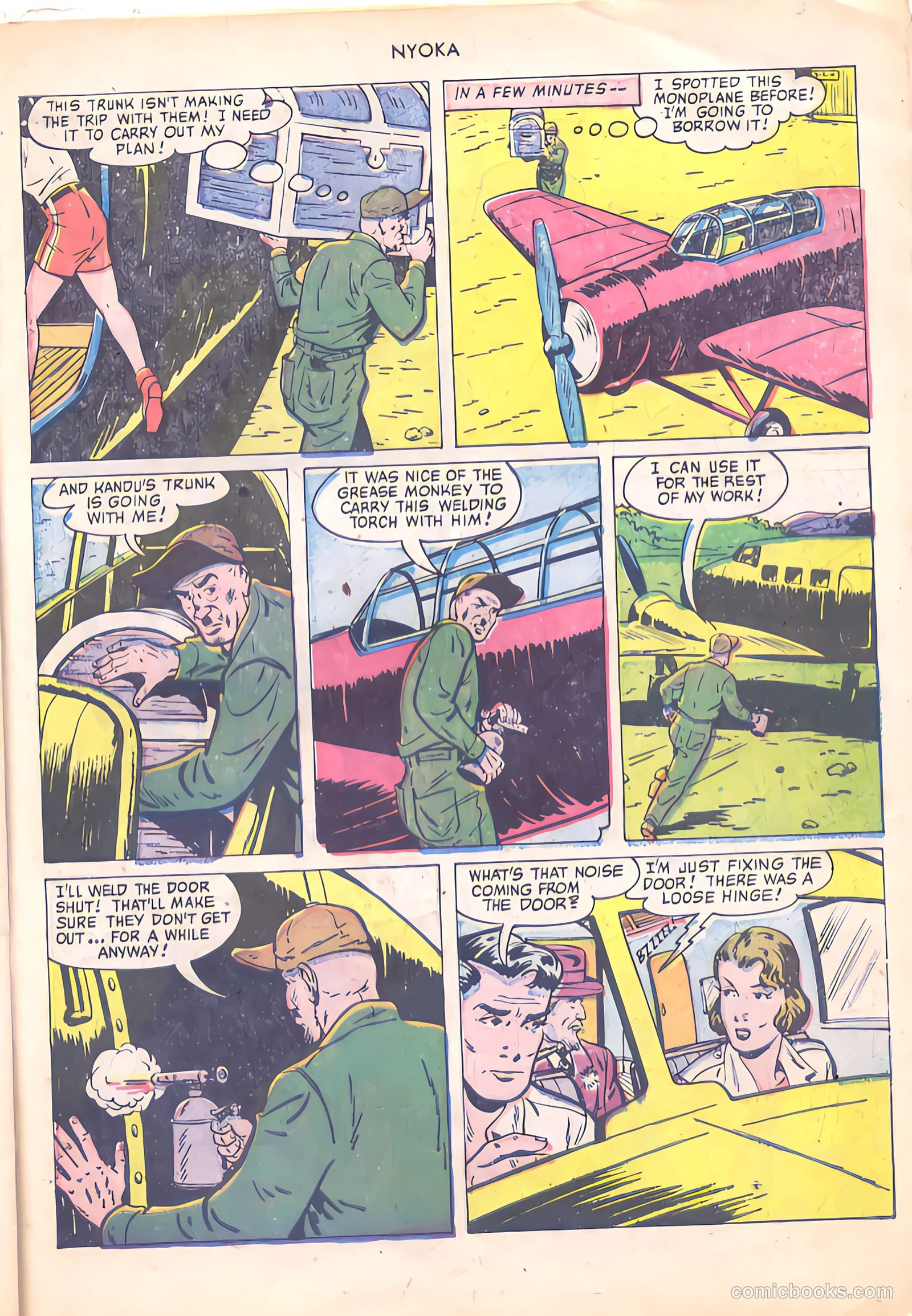 Nyoka the Jungle Girl #56 (1951, Fawcett) — page 31 of 52