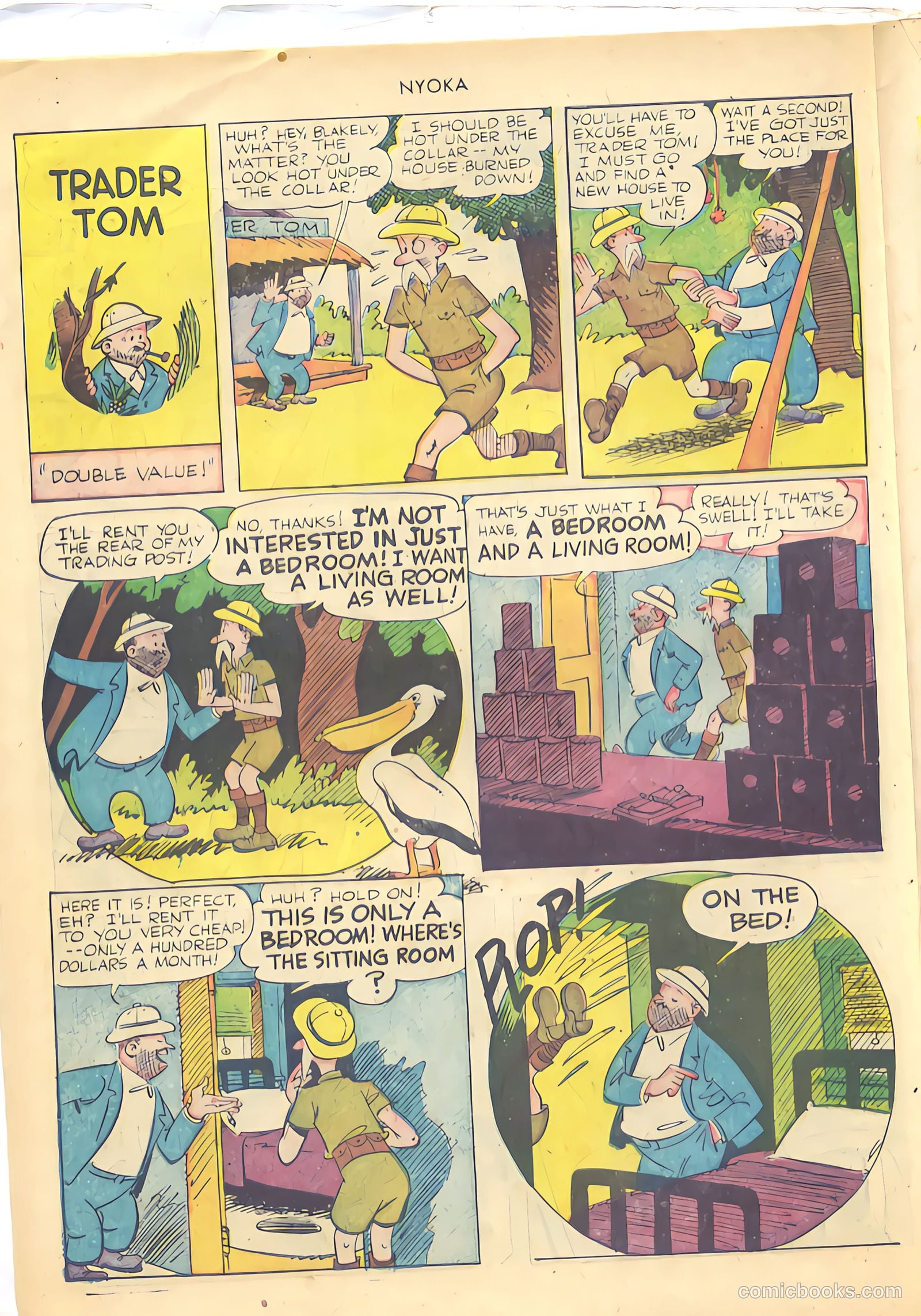 Nyoka the Jungle Girl #56 (1951, Fawcett) — page 34 of 52