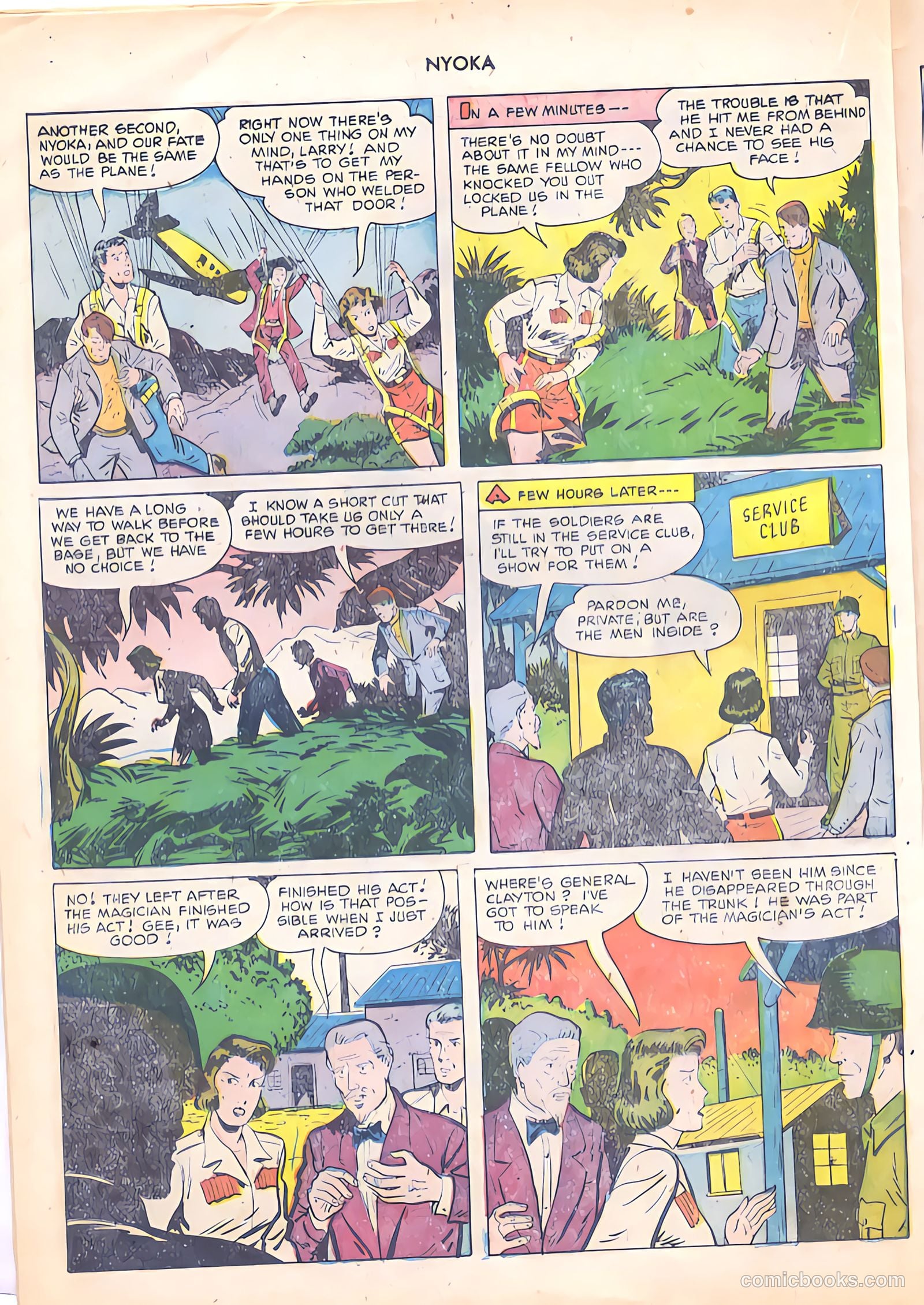 Nyoka the Jungle Girl #56 (1951, Fawcett) — page 38 of 52