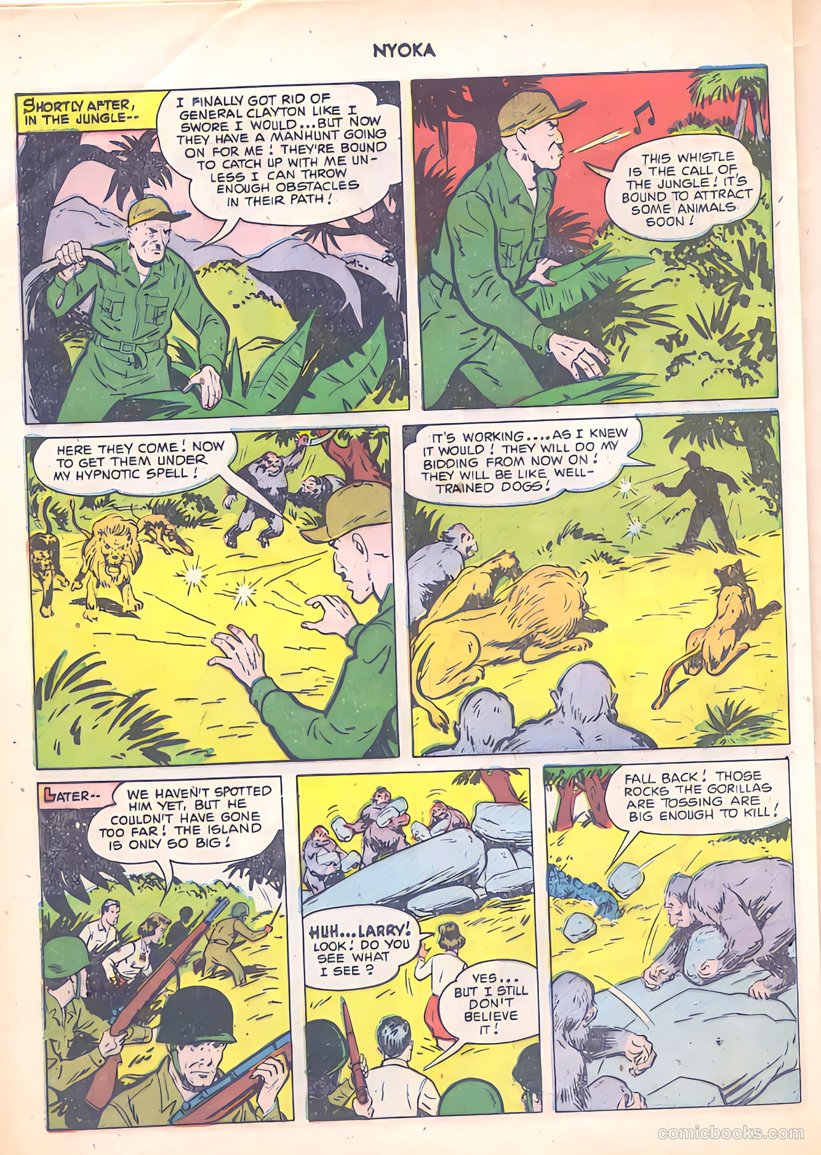 Nyoka the Jungle Girl #56 (1951, Fawcett) — page 40 of 52