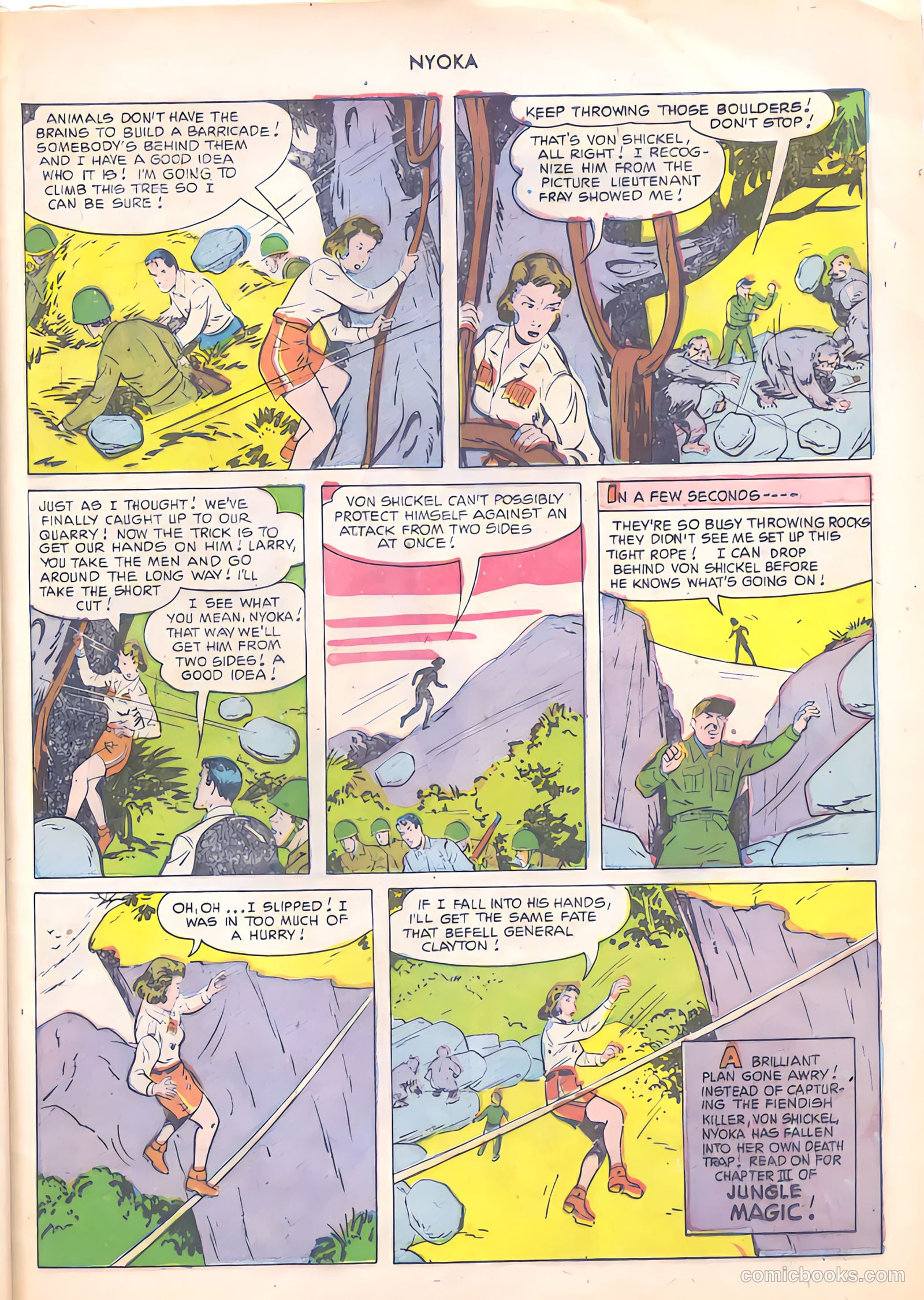 Nyoka the Jungle Girl #56 (1951, Fawcett) — page 41 of 52