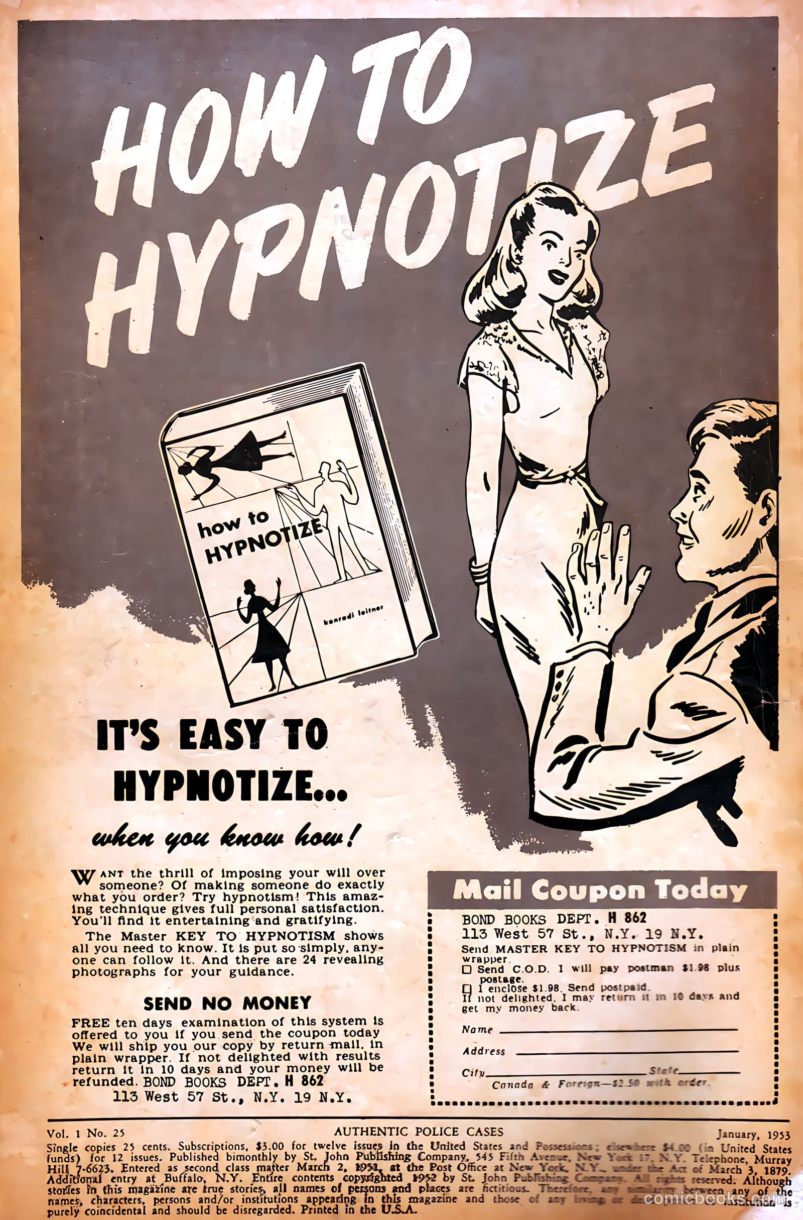 Authentic Police Cases #25 (1953) — page 2 of 101