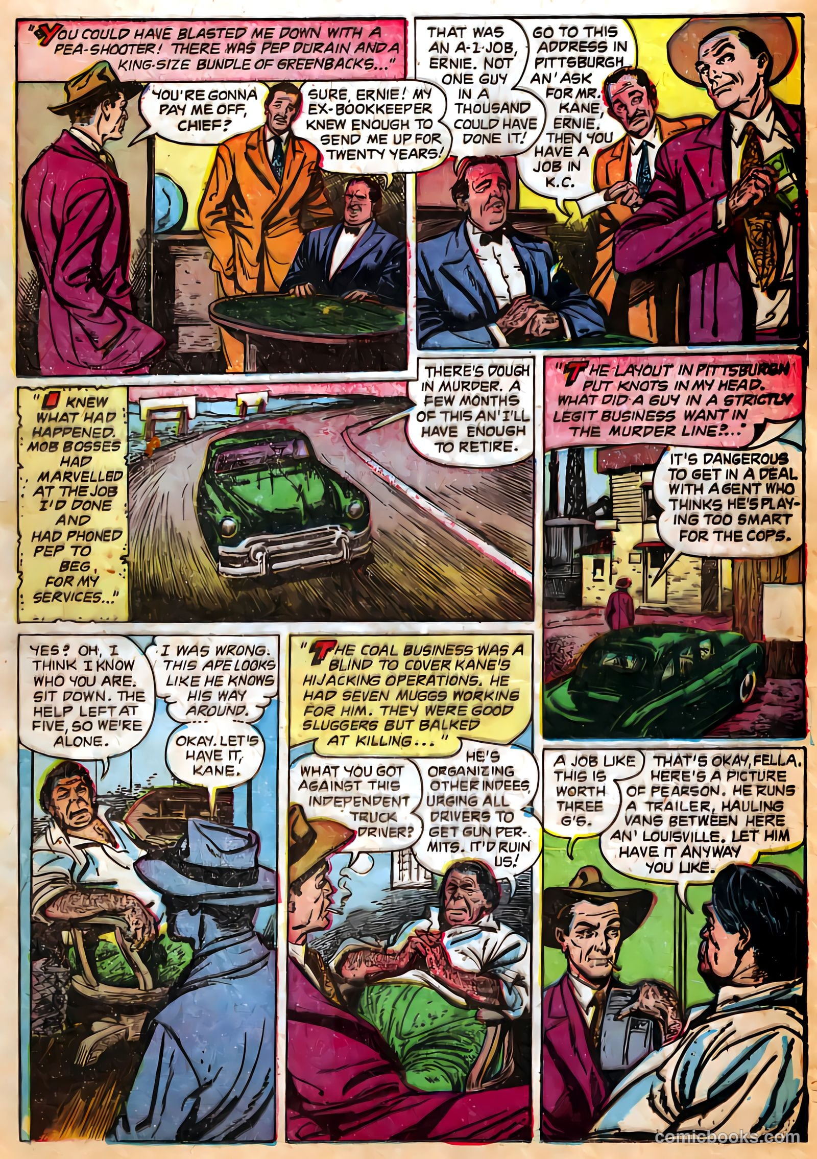 Authentic Police Cases #25 (1953) — page 5 of 101