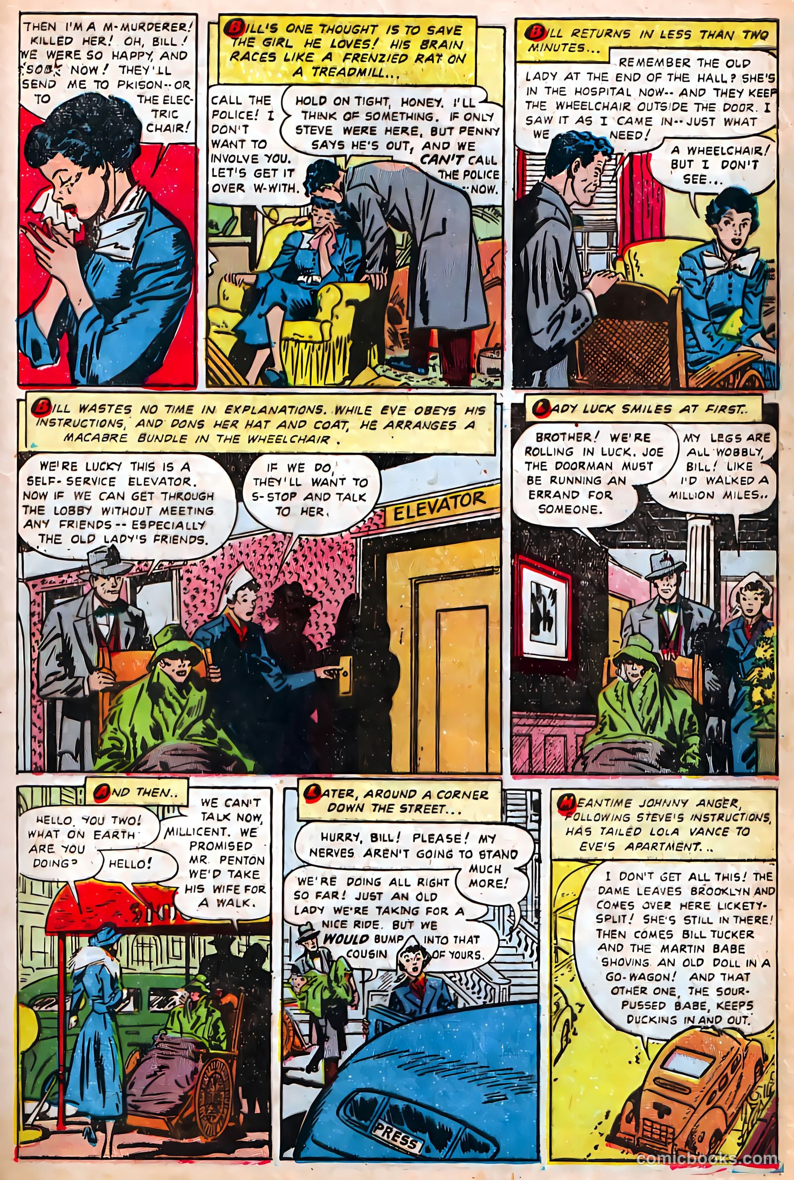 Authentic Police Cases #25 (1953) — page 57 of 101