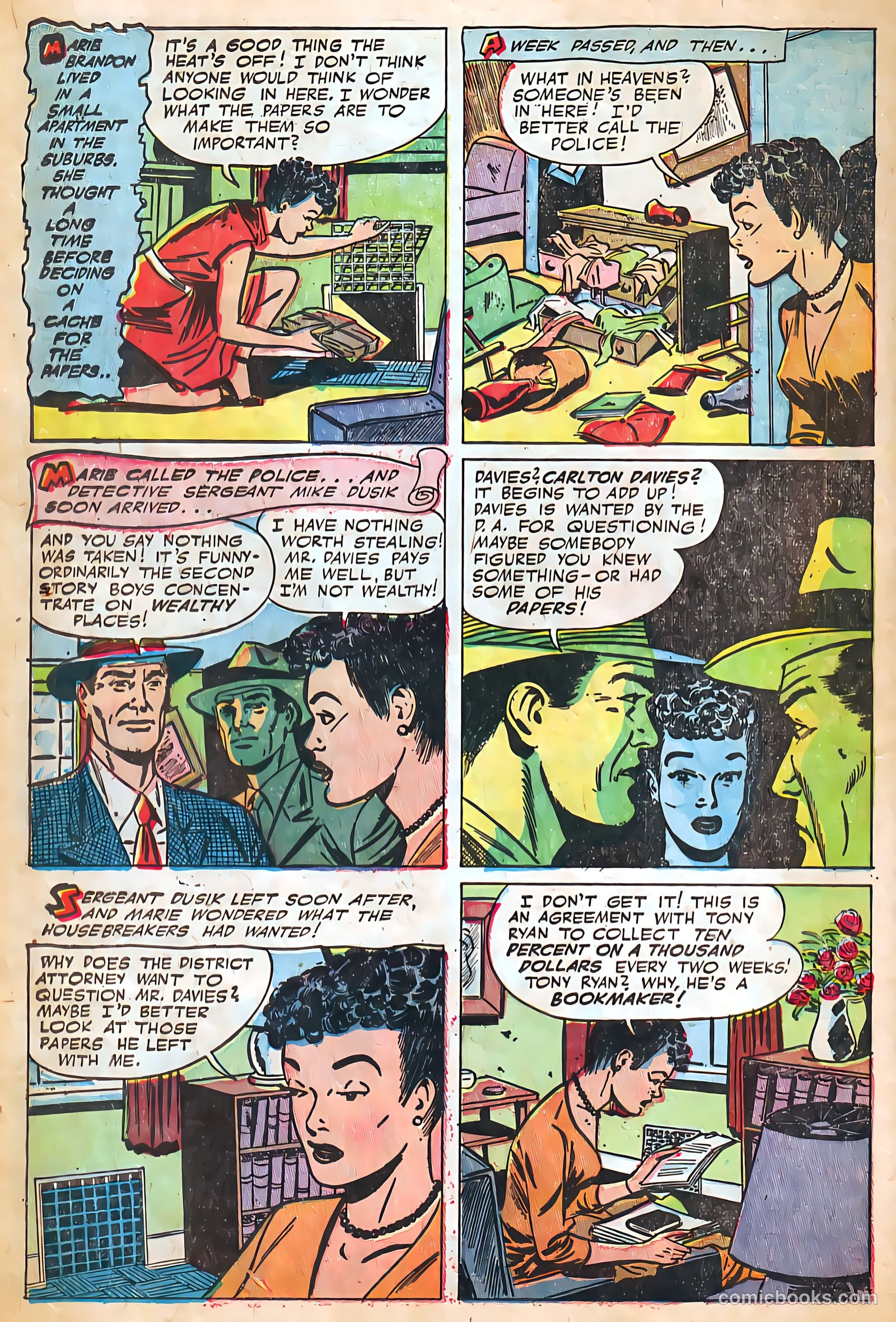 Authentic Police Cases #25 (1953) — page 94 of 101