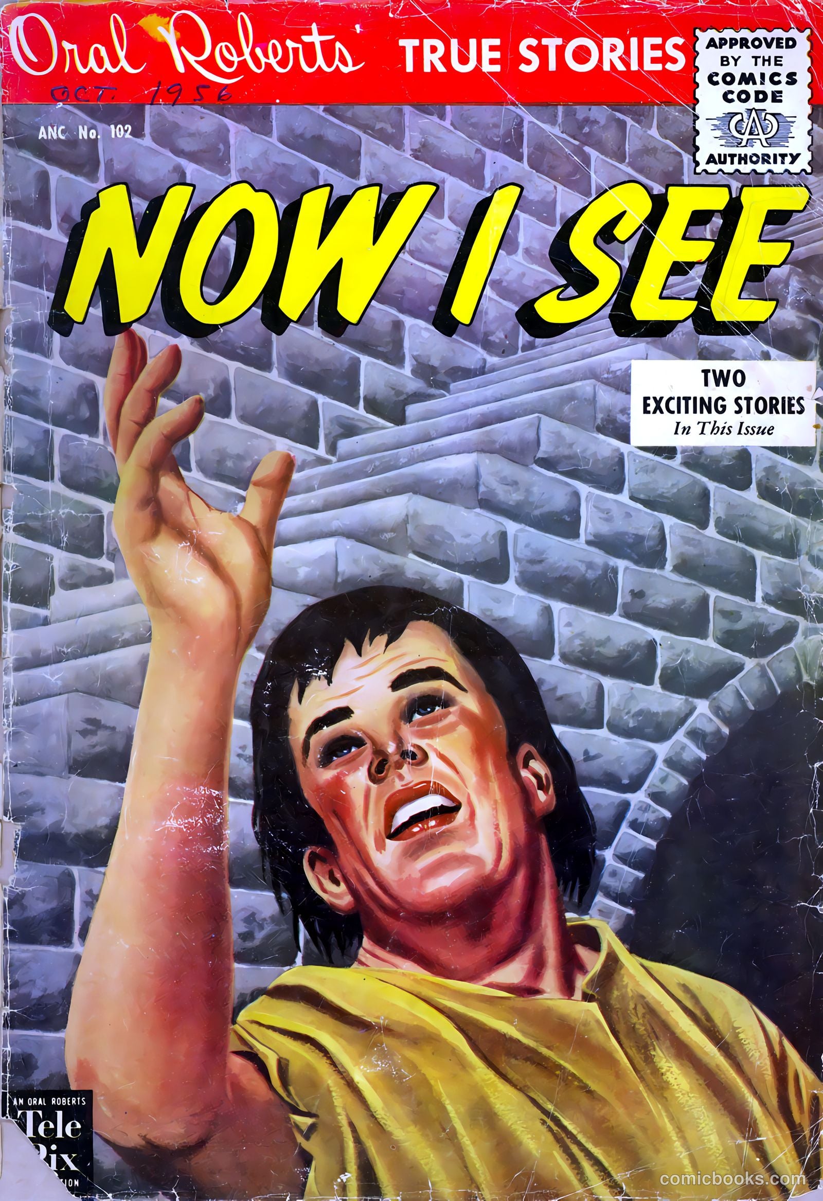 Oral Roberts' True Stories #102 cover