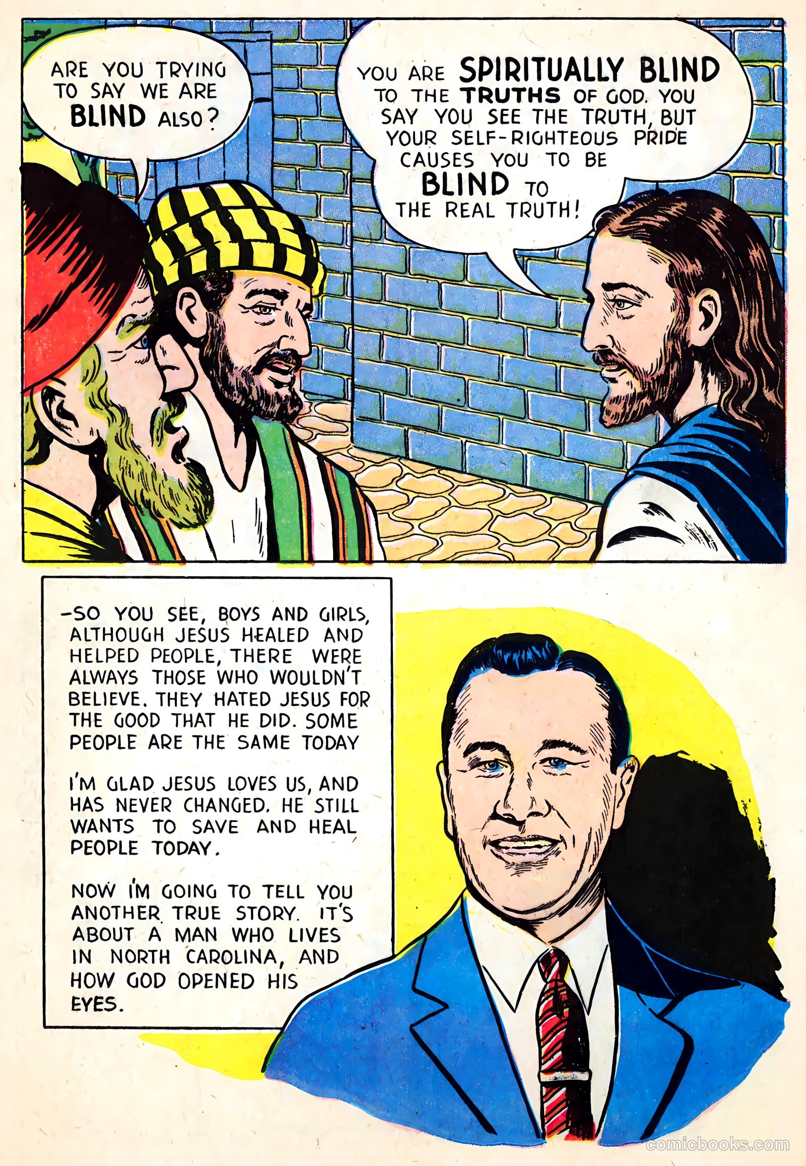 Oral Roberts' True Stories #102 (1956) — page 21 of 36
