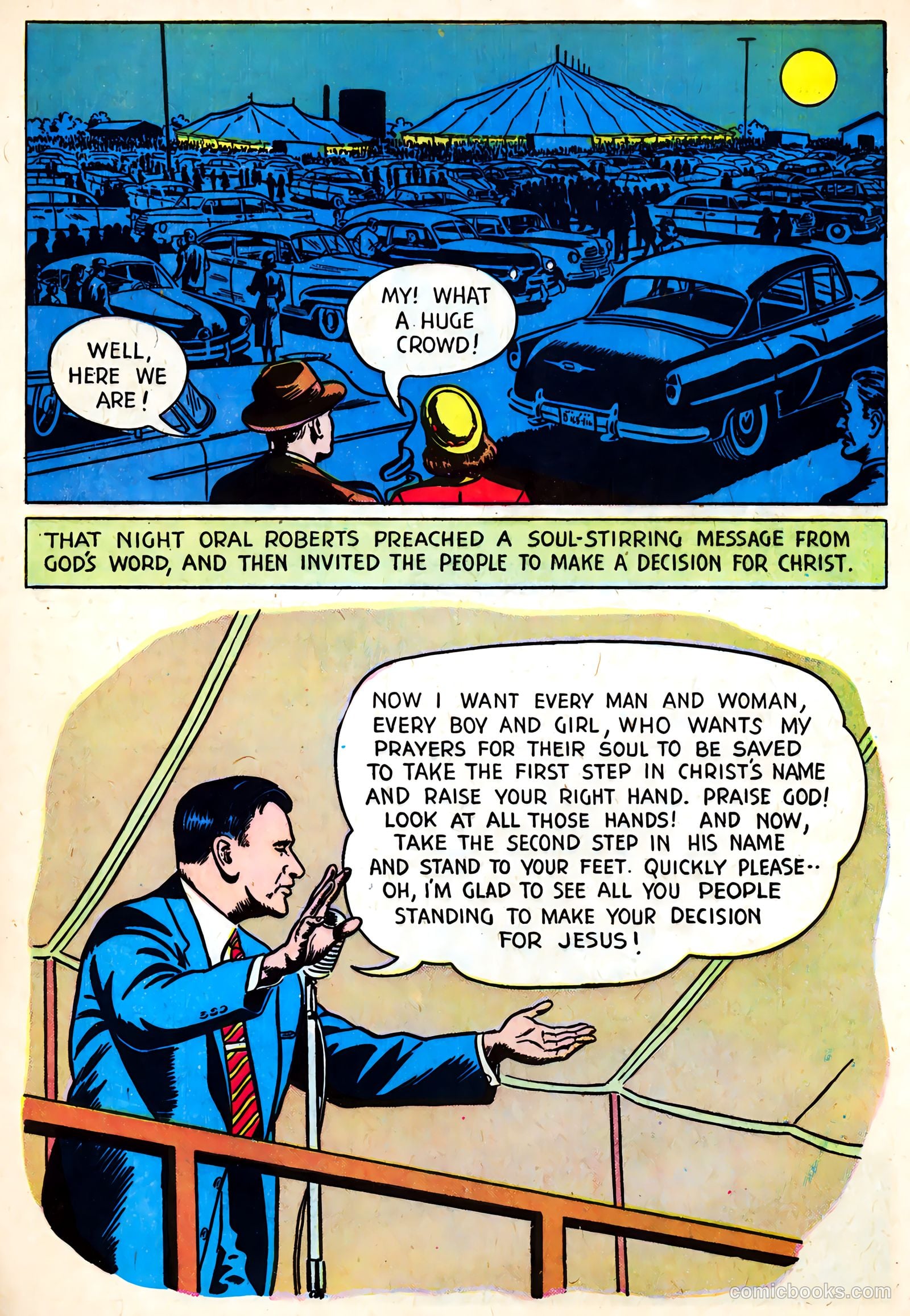 Oral Roberts' True Stories #102 (1956) — page 29 of 36