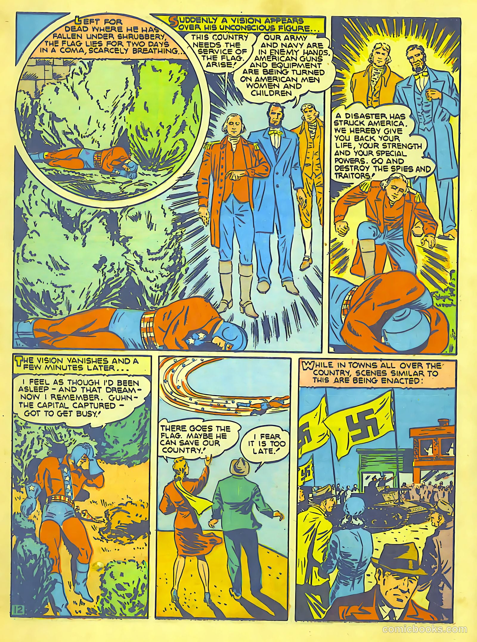 Our Flag Comics #3 (1941) — page 13 of 66