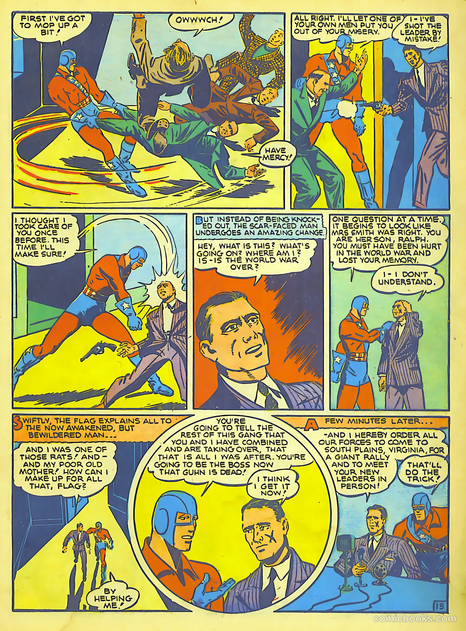 Our Flag Comics #4 (1942) — page 16 of 65
