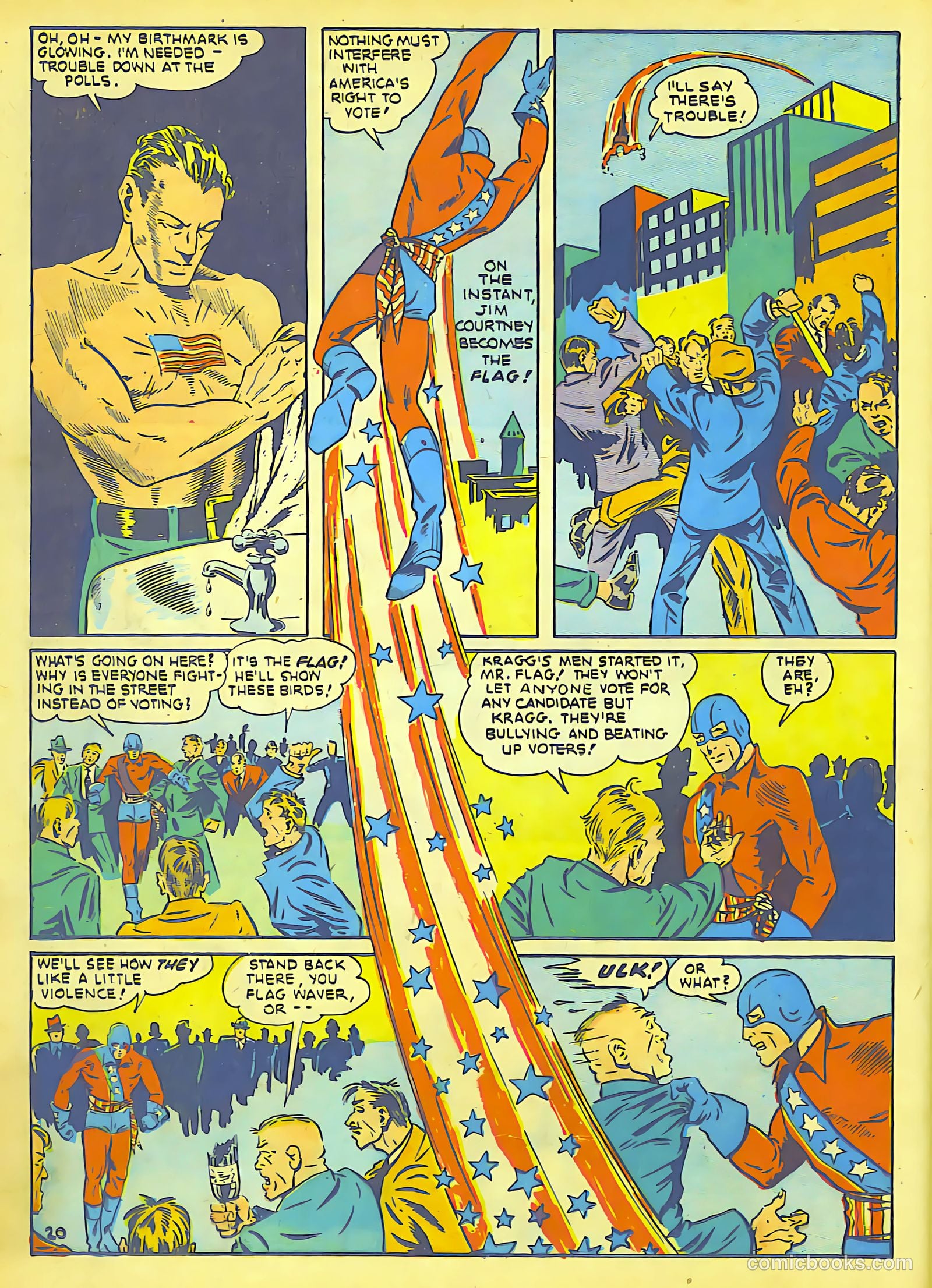 Our Flag Comics #4 (1942) — page 21 of 65
