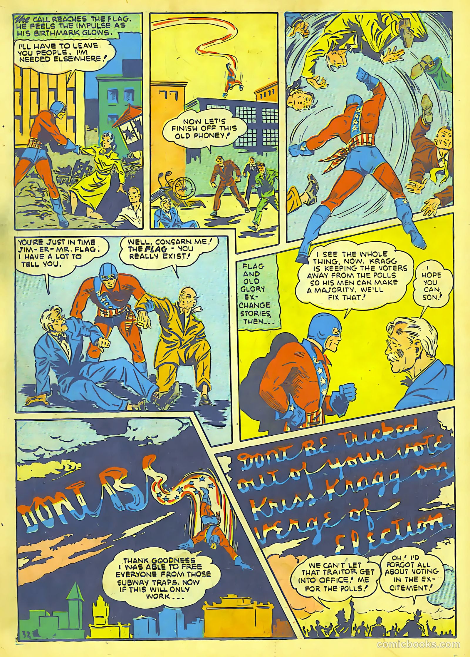Our Flag Comics #4 (1942) — page 33 of 65