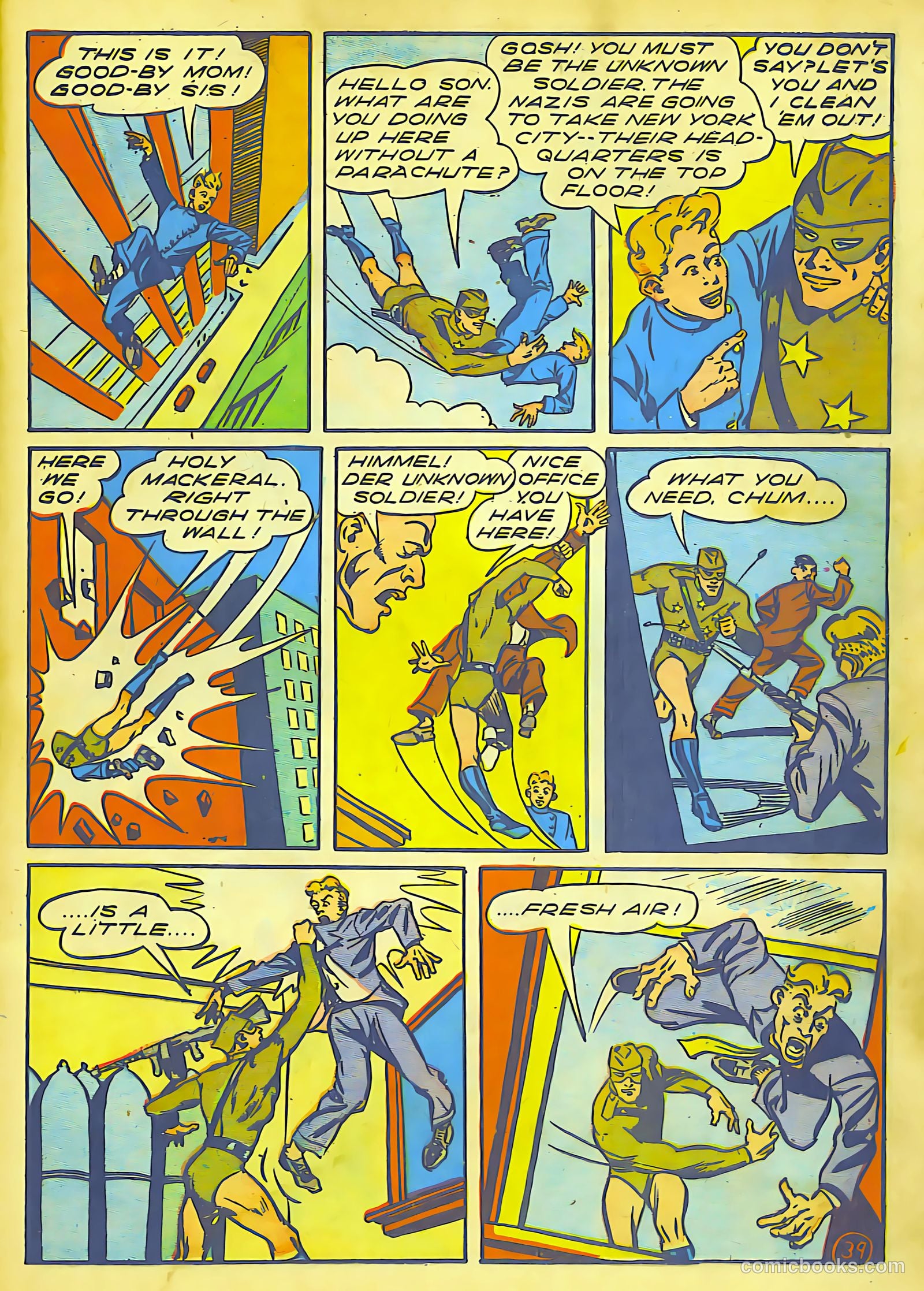 Our Flag Comics #4 (1942) — page 40 of 65