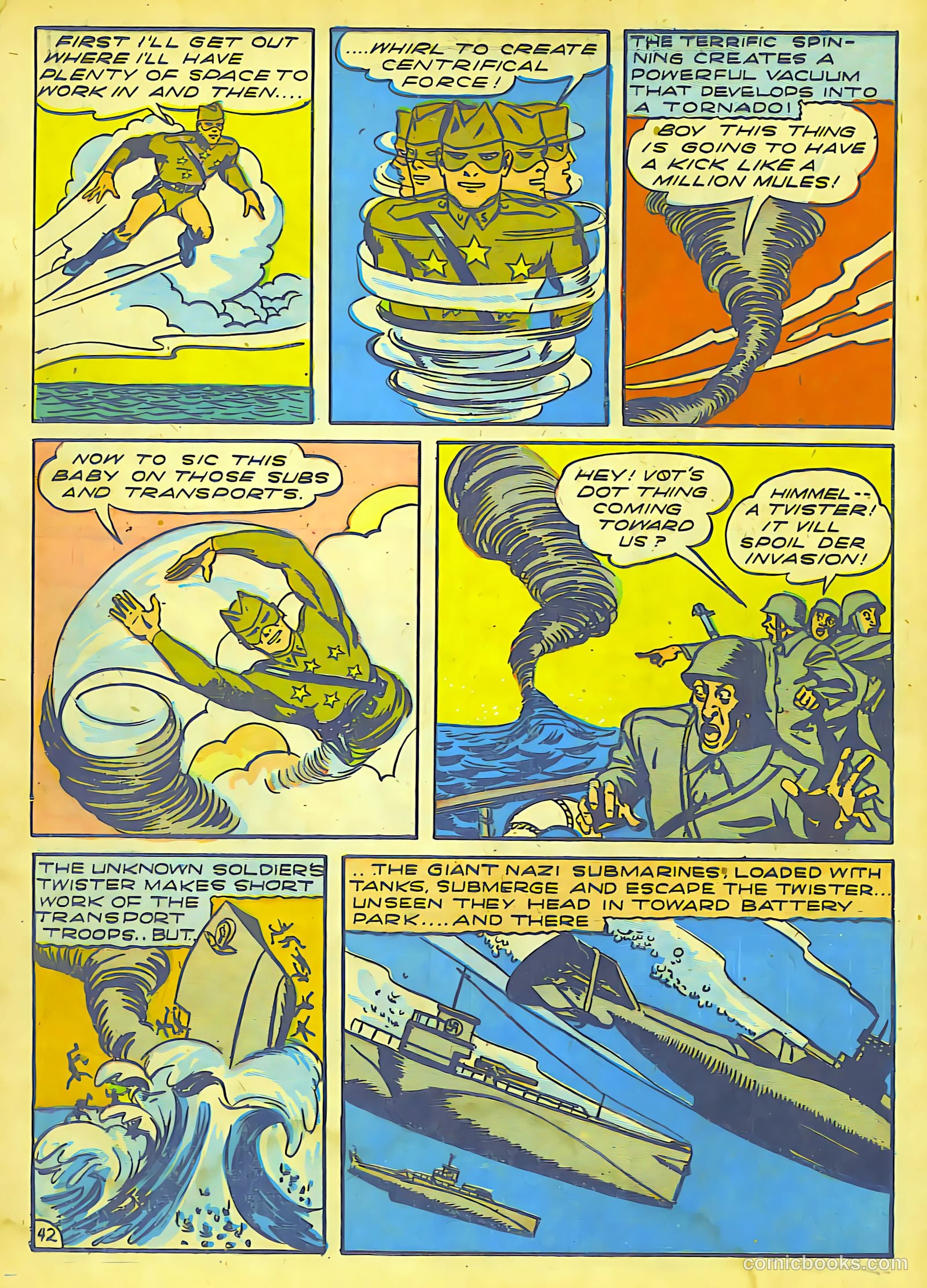 Our Flag Comics #4 (1942) — page 43 of 65